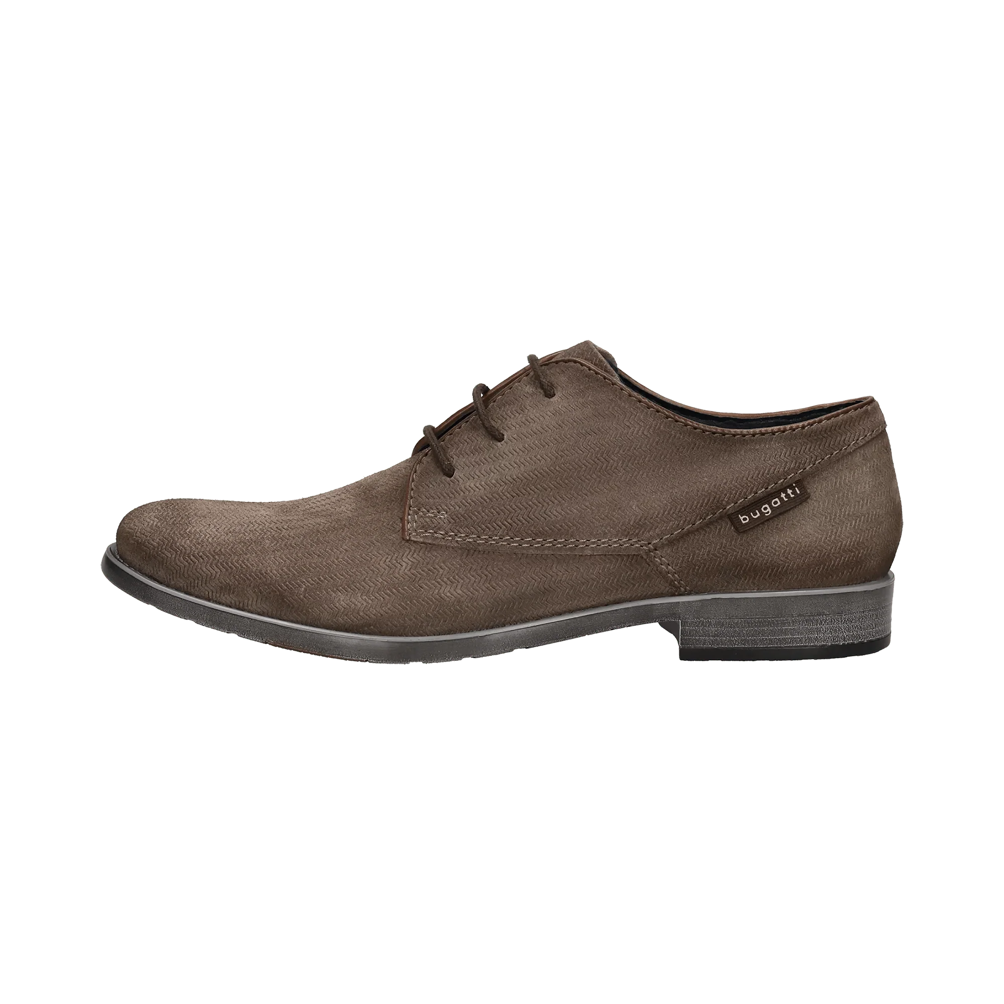Leder Business Schnürer taupe