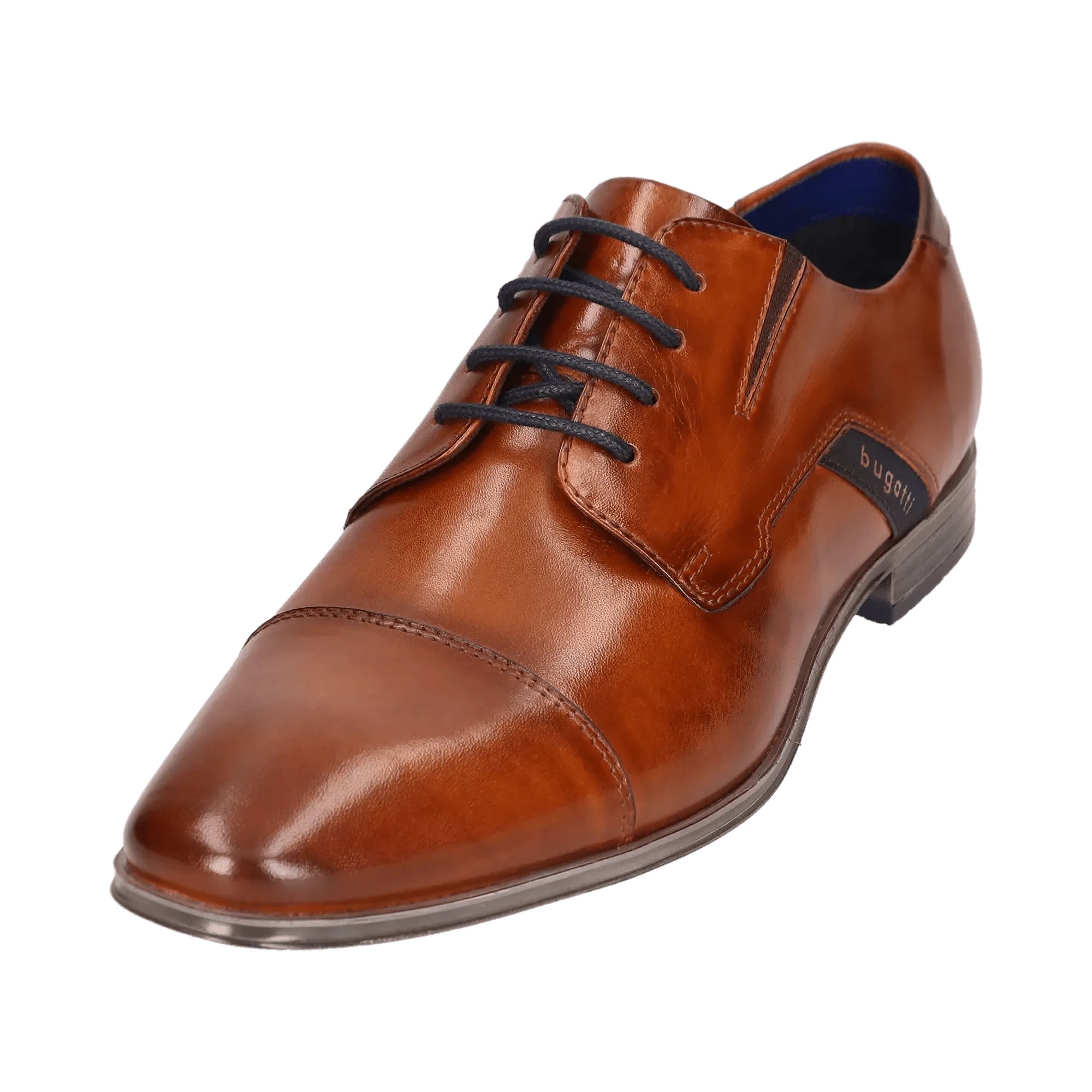 Leder Business Schnürer cognac - Image 2