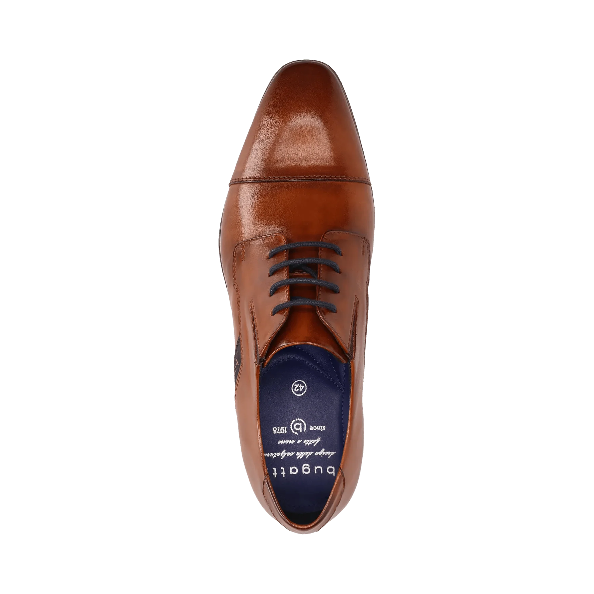 Leder Business Schnürer cognac - Image 6