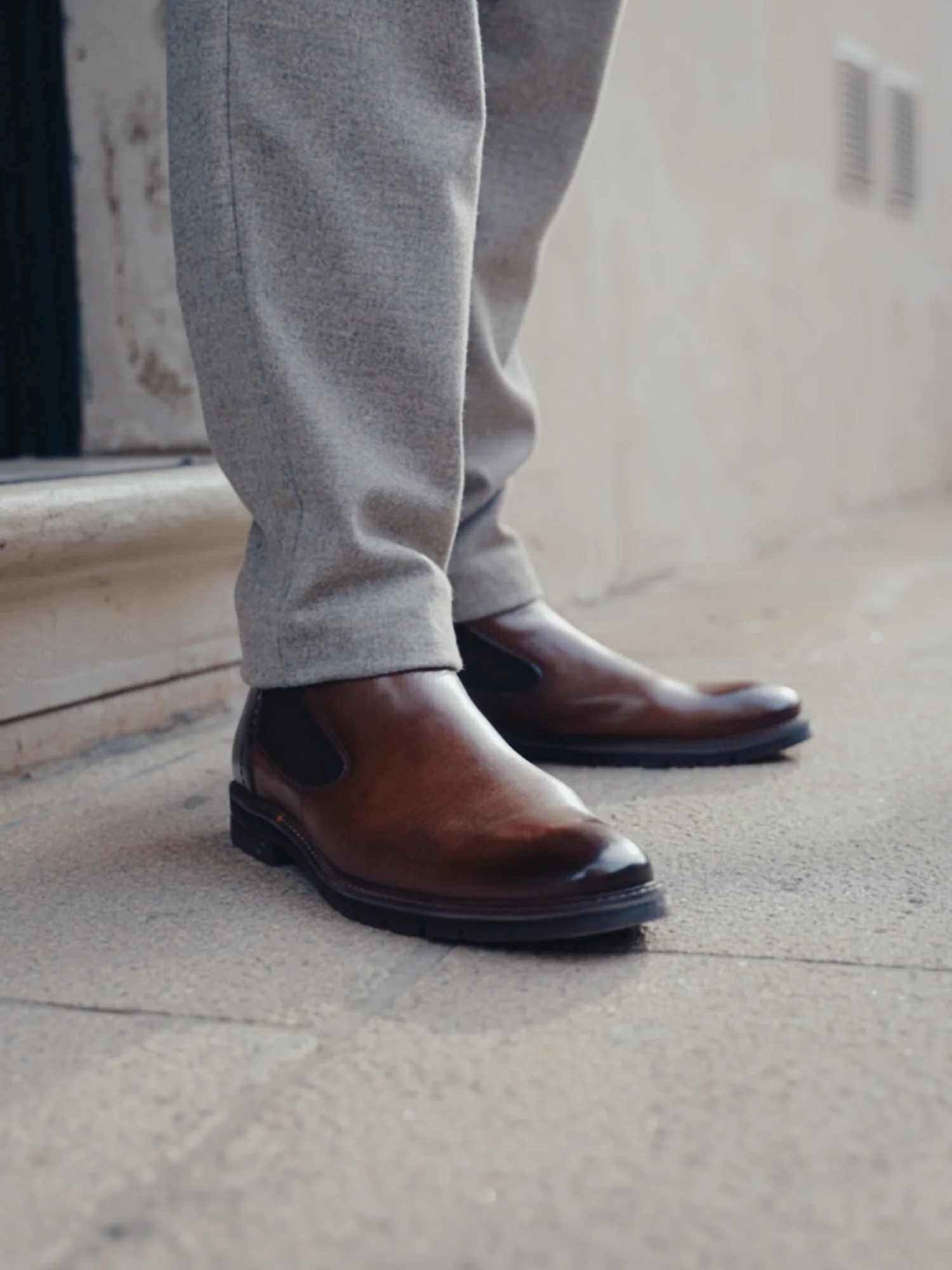 Leder Chelsea cognac - Image 9