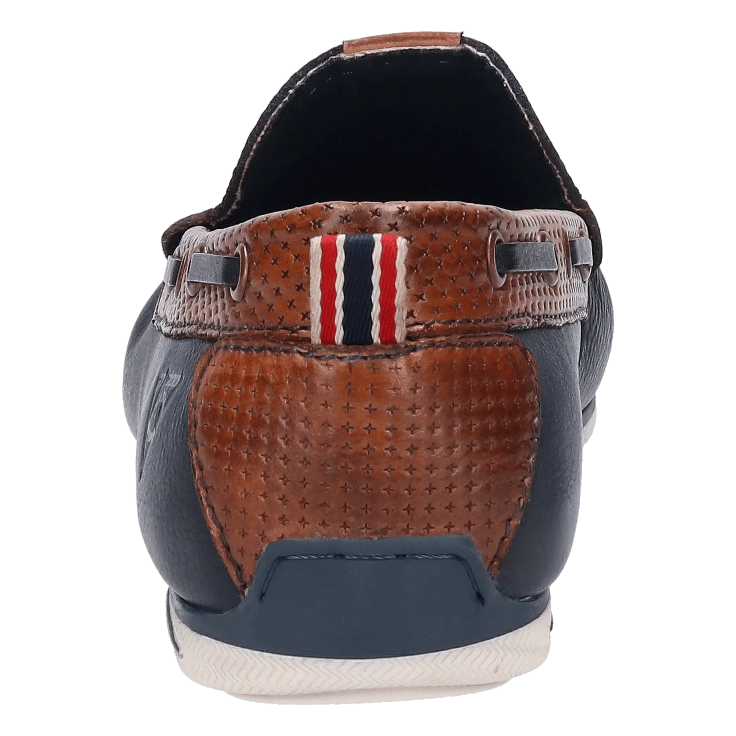 Leder Mokassin dunkelblau - Image 3