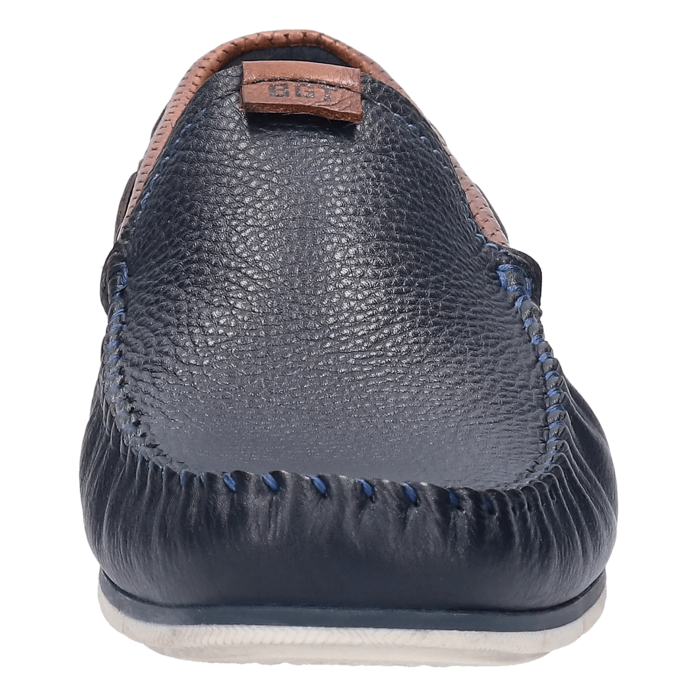 Leder Mokassin dunkelblau - Image 5