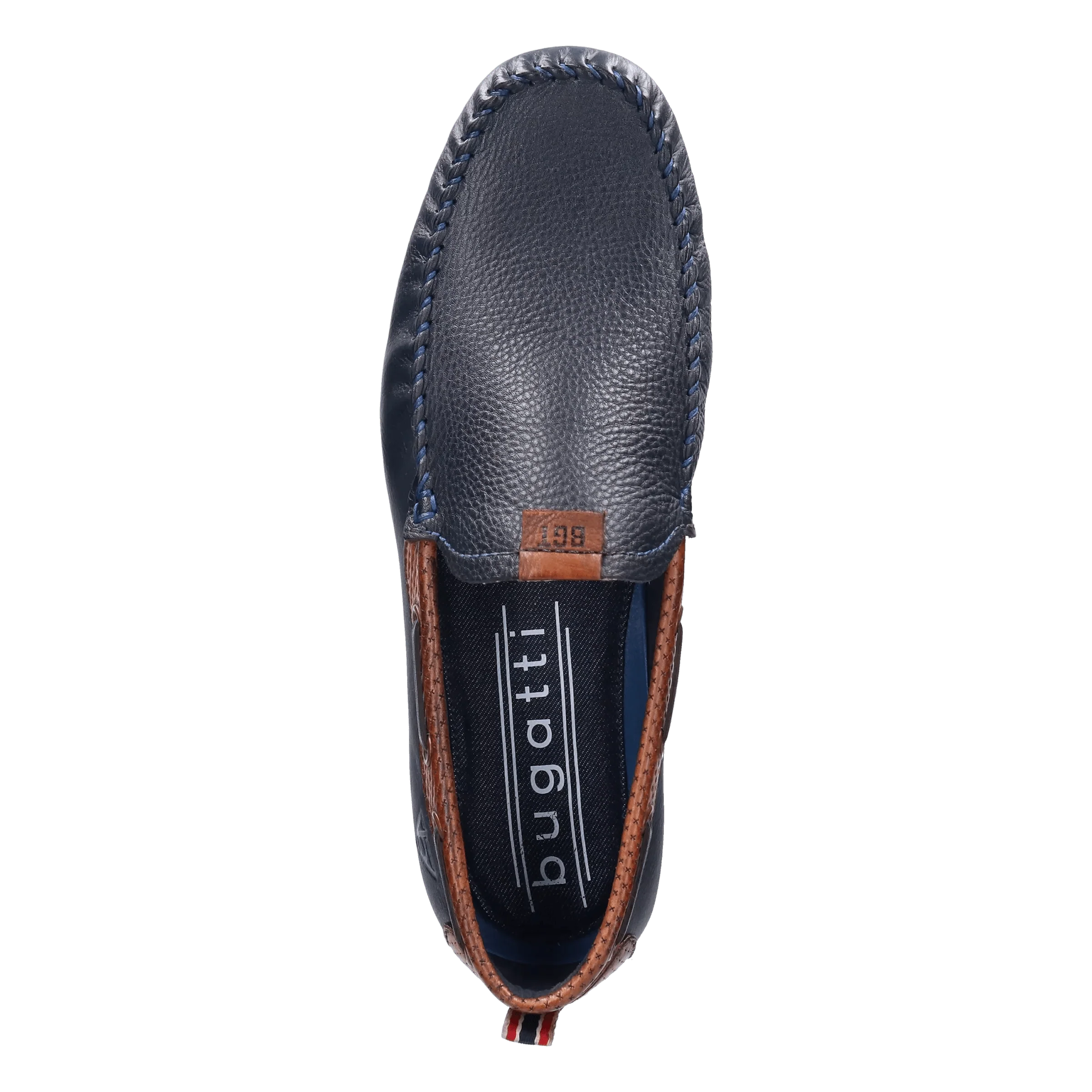 Leder Mokassin dunkelblau - Image 6