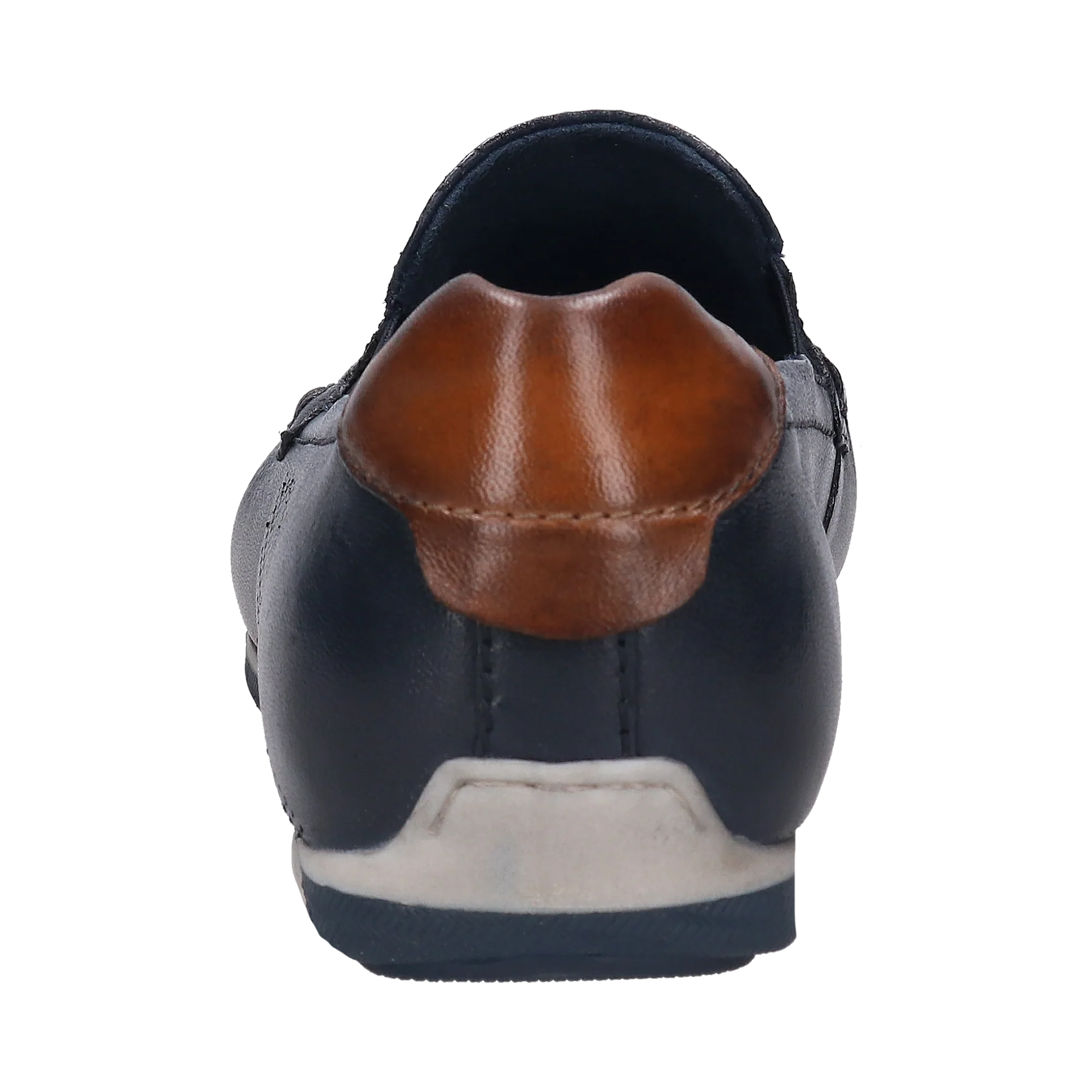 Leder Mokassin dunkelblau - Image 3