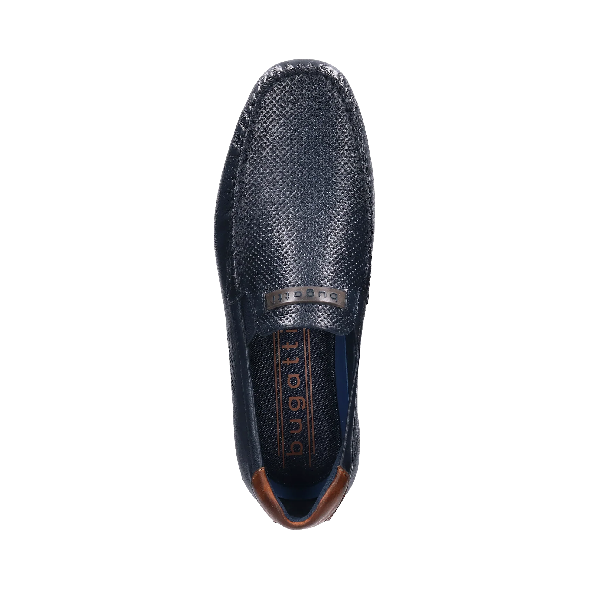 Leder Mokassin dunkelblau - Image 6