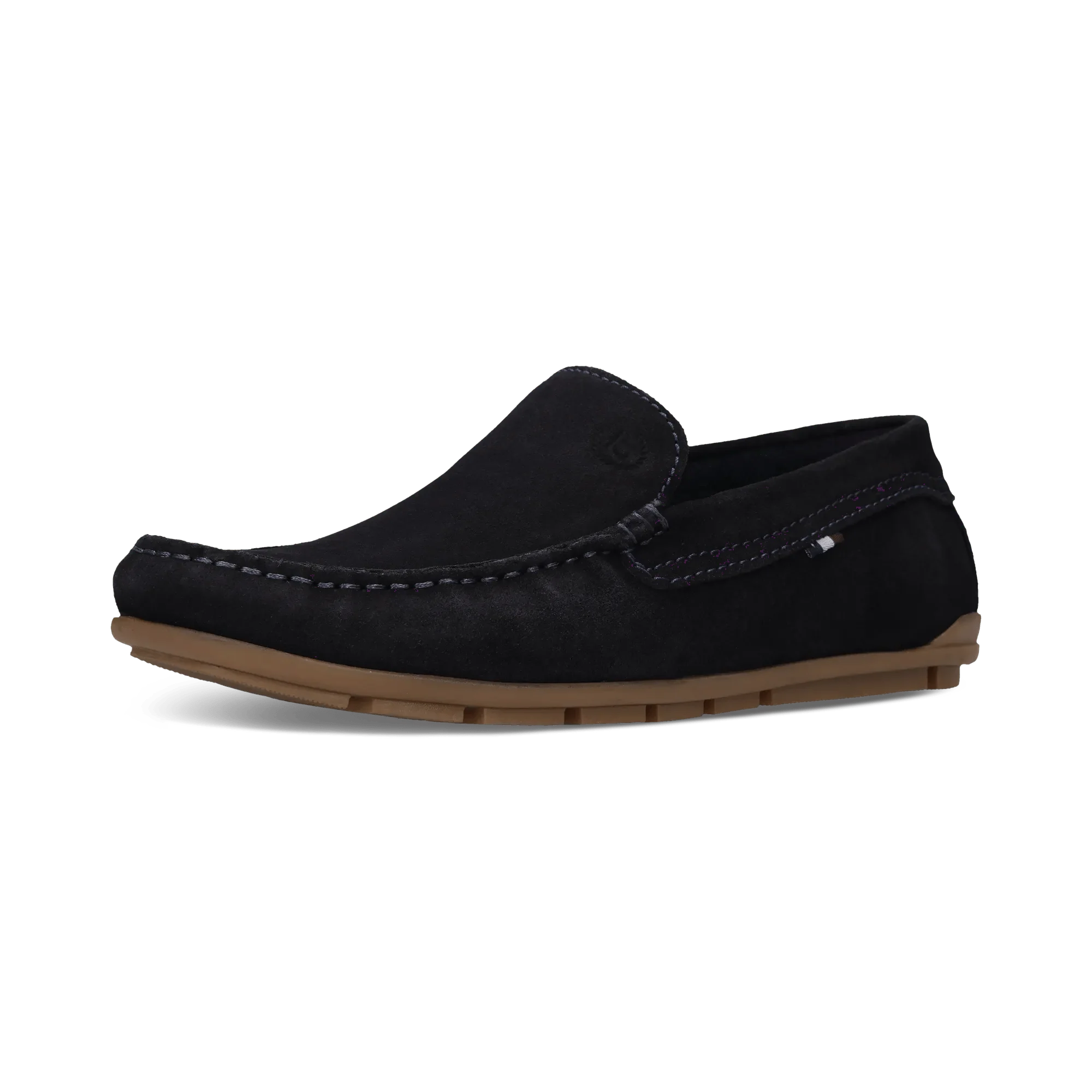 Leder Mokassin dunkelblau - Image 3