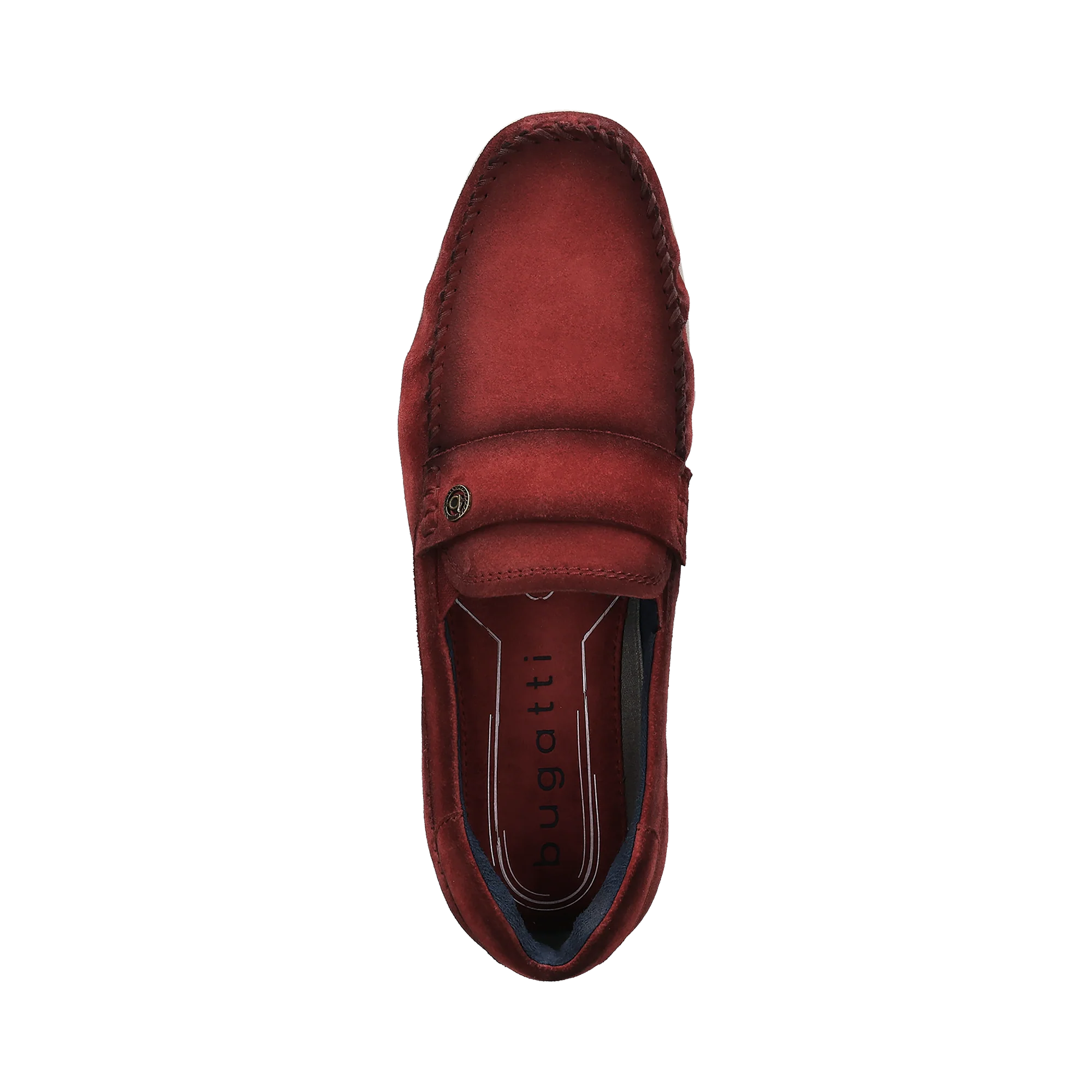 Leder Mokassin dunkelrot - Image 6