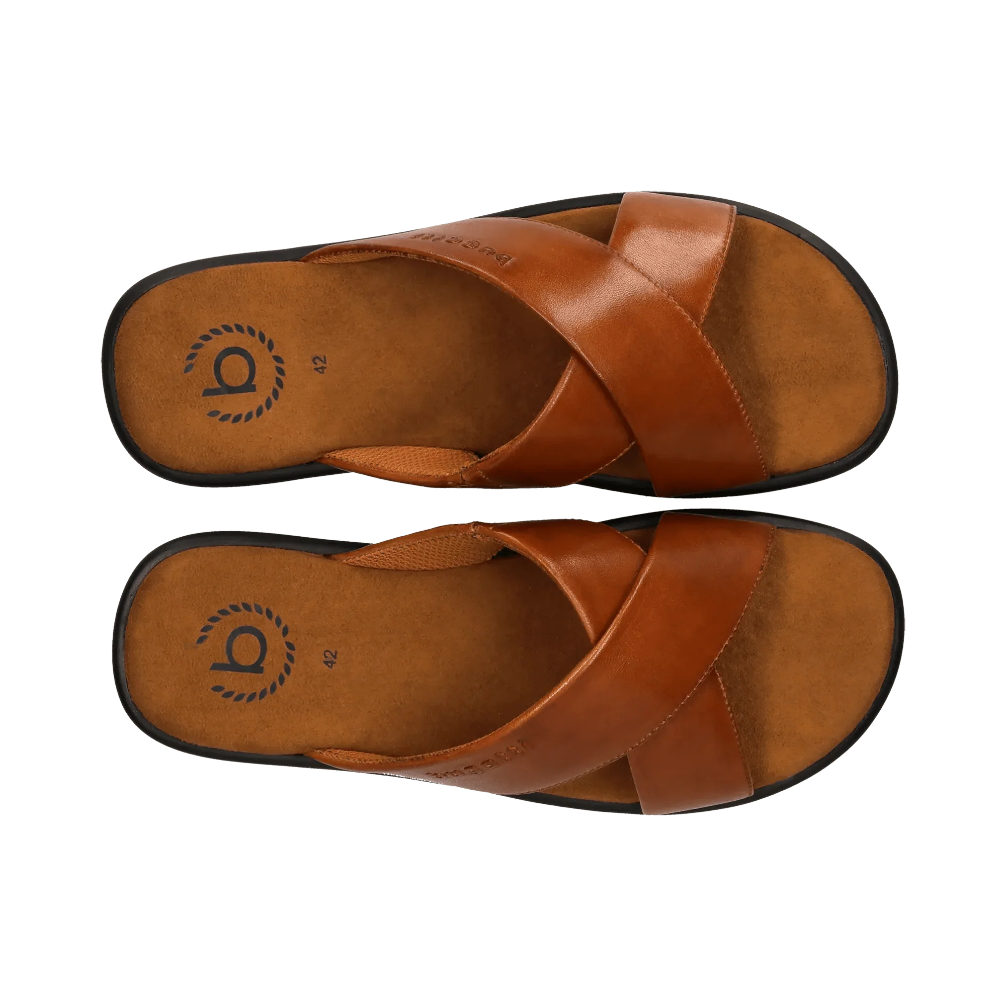 Leder Pantoletten cognac - Image 6