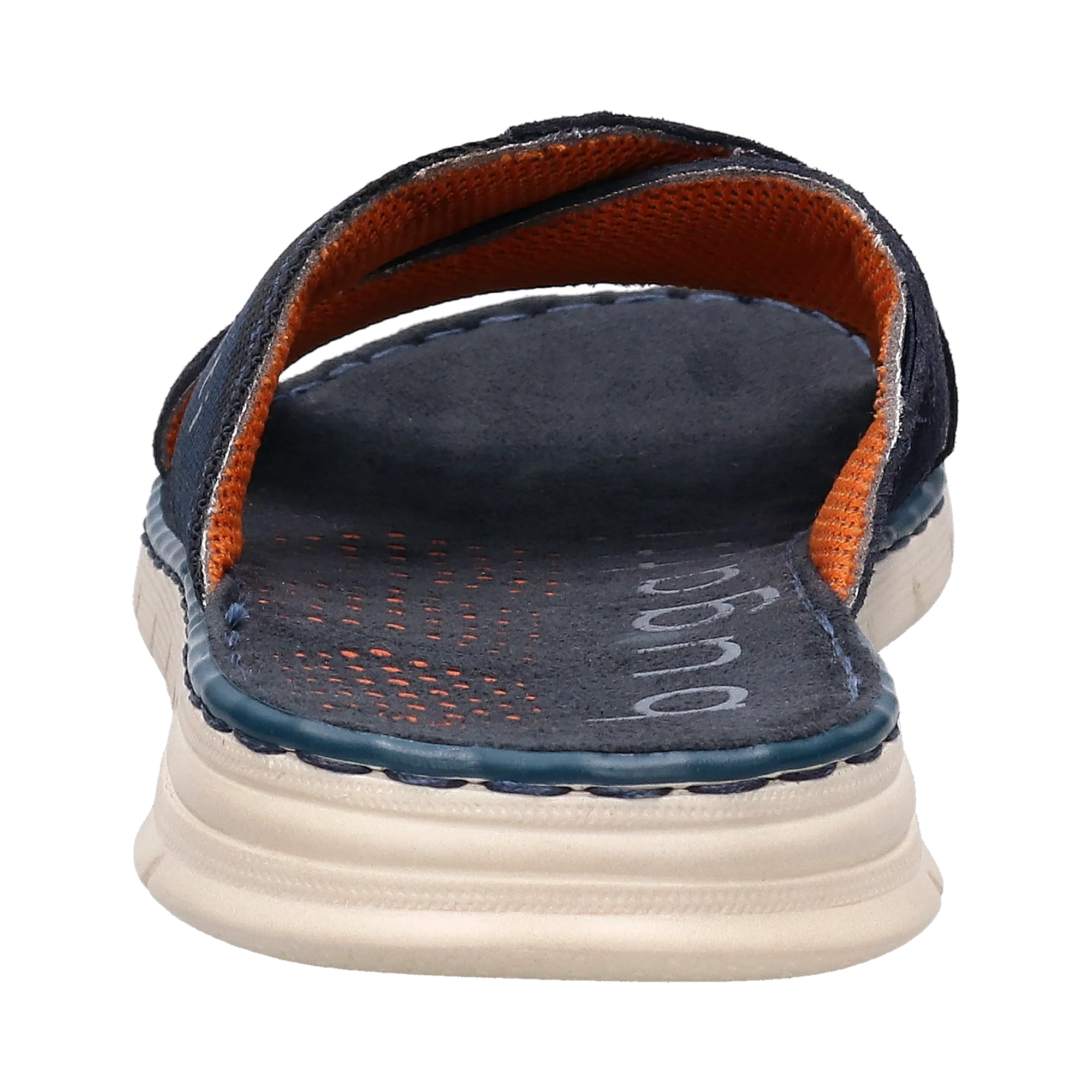 Leder Pantoletten dunkelblau - Image 3