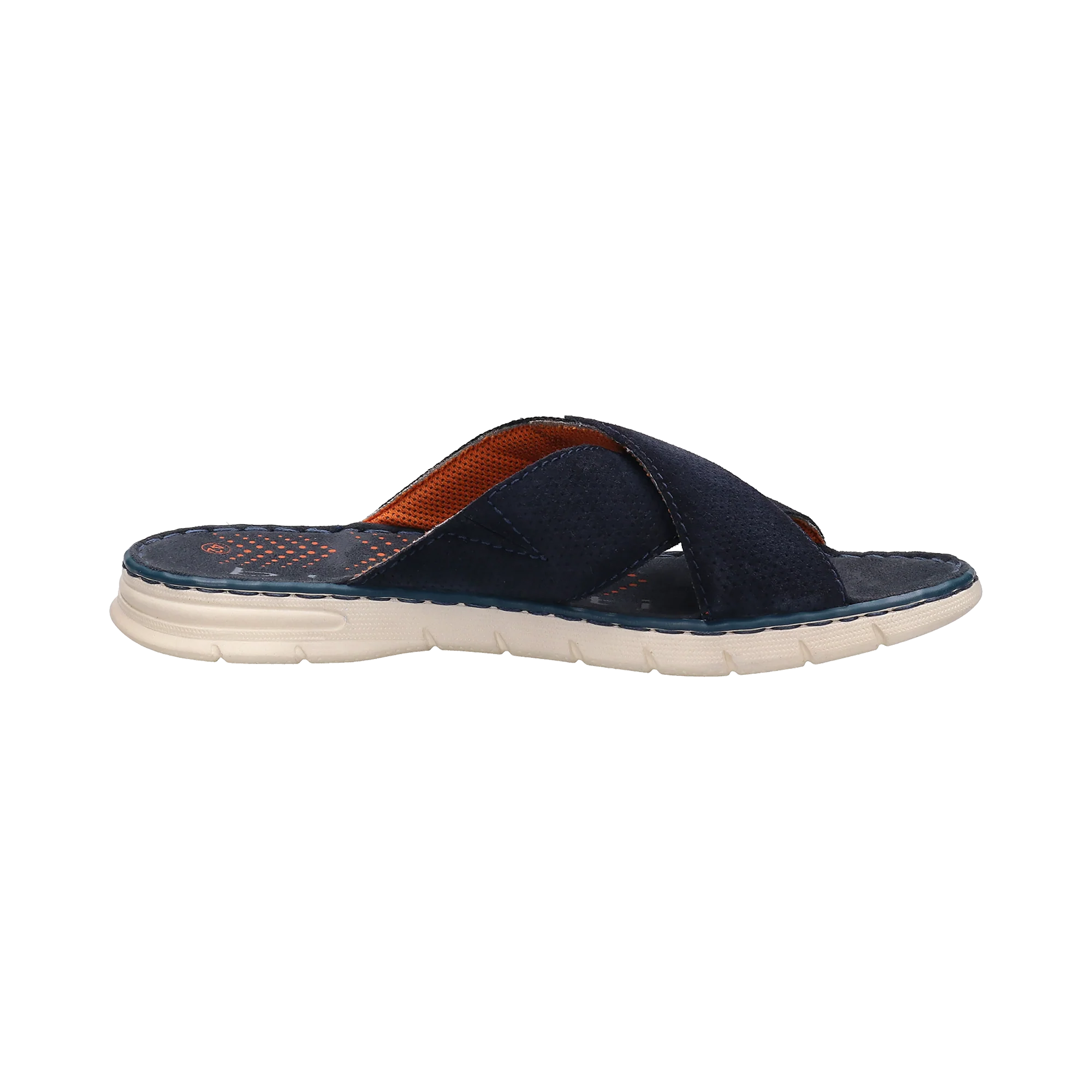 Leder Pantoletten dunkelblau - Image 4