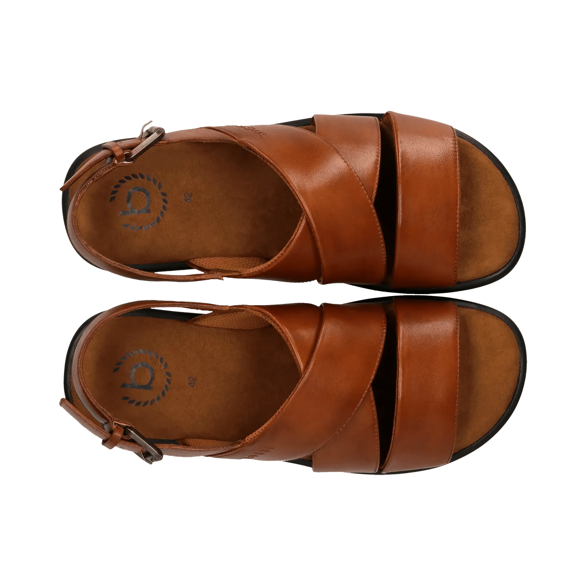 Leder Sandale cognac - Image 6