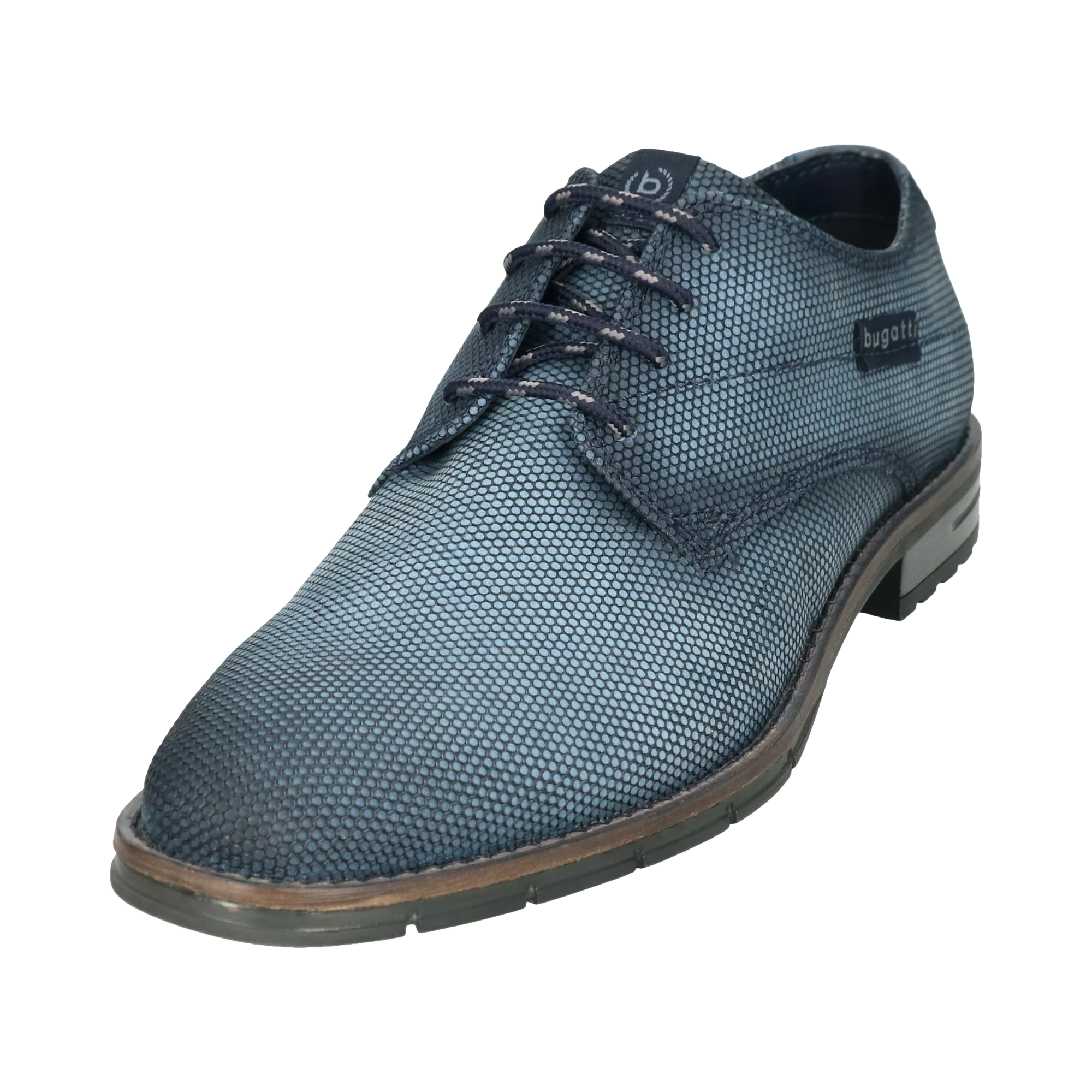 Leder Schnürer blau - Image 2
