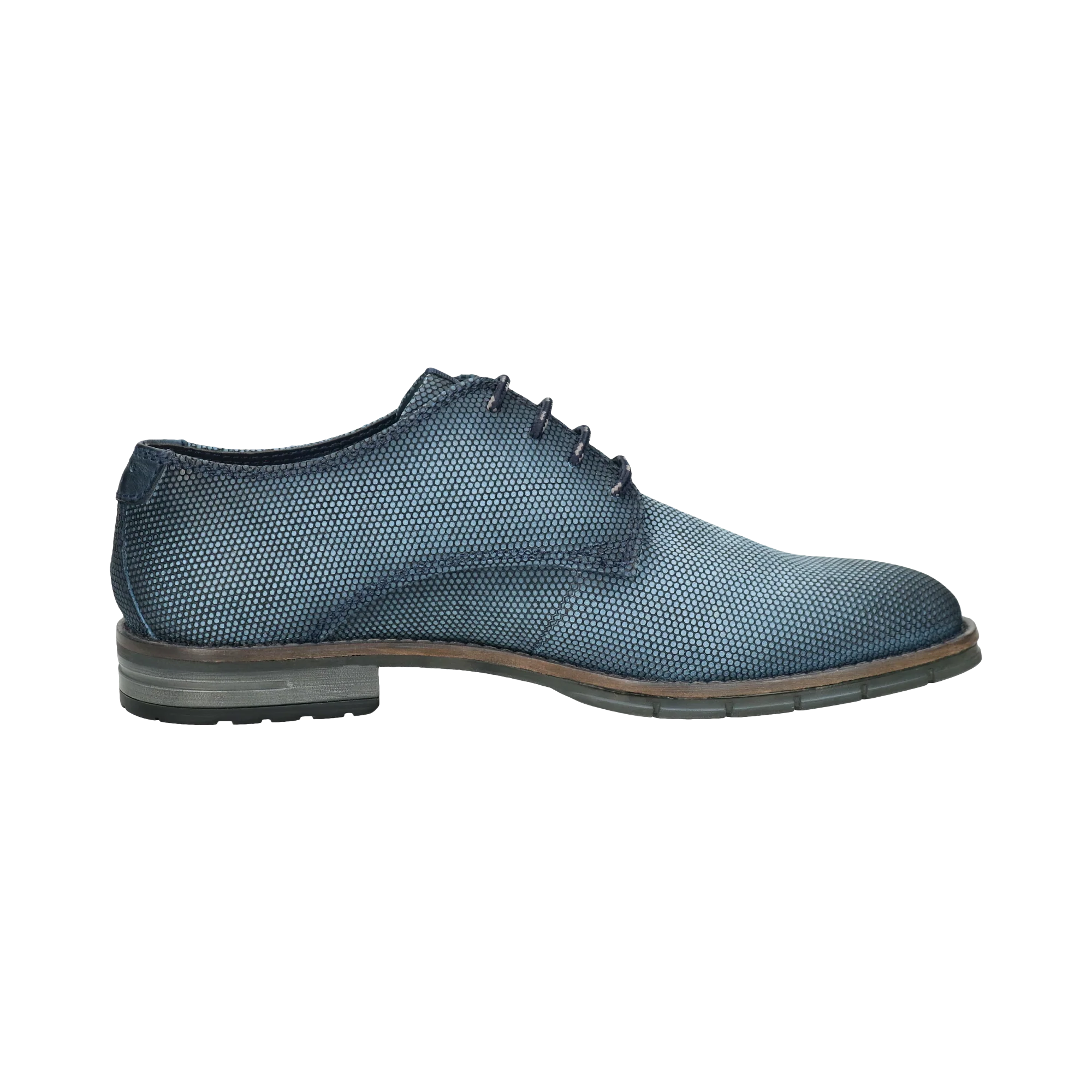 Leder Schnürer blau - Image 4