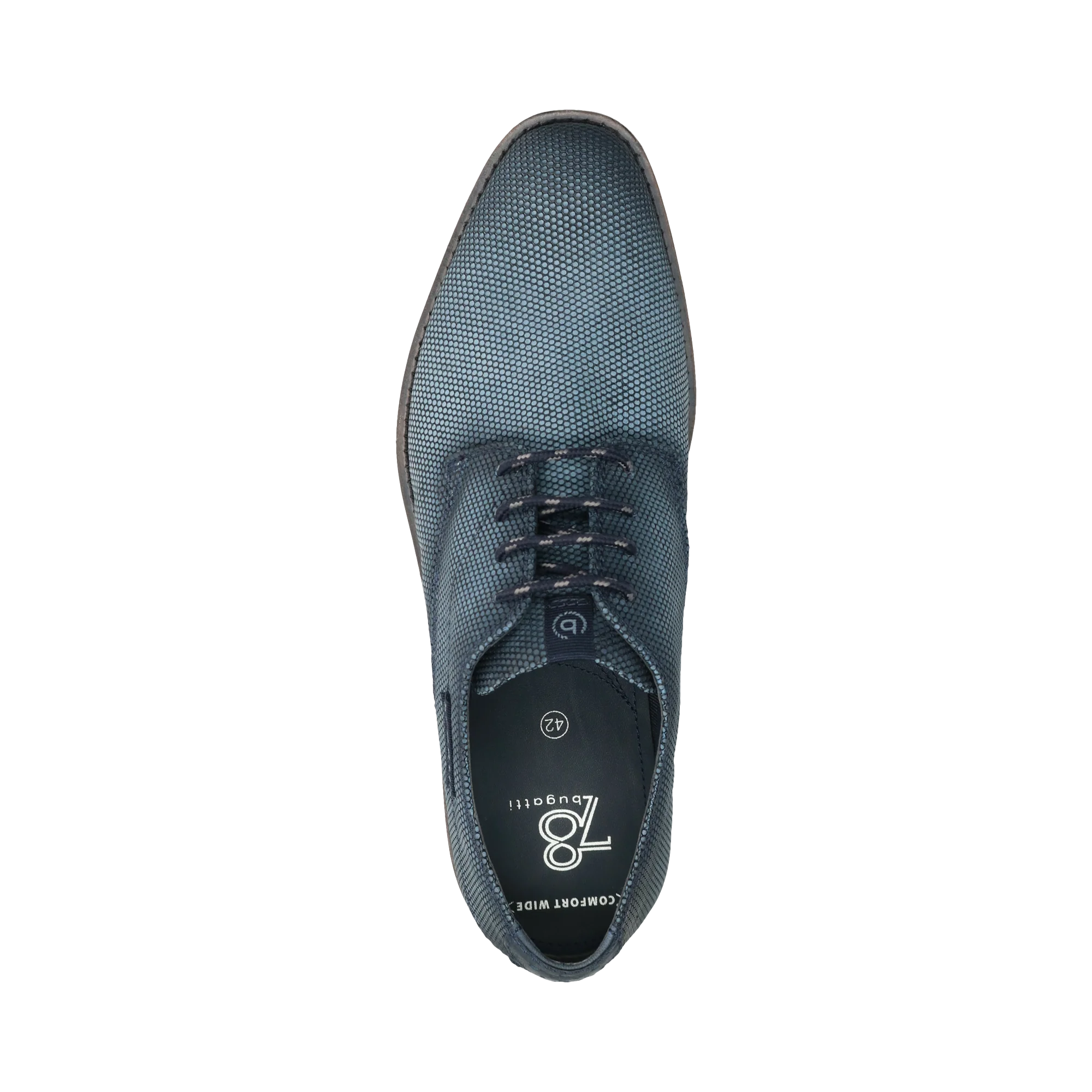 Leder Schnürer blau - Image 6