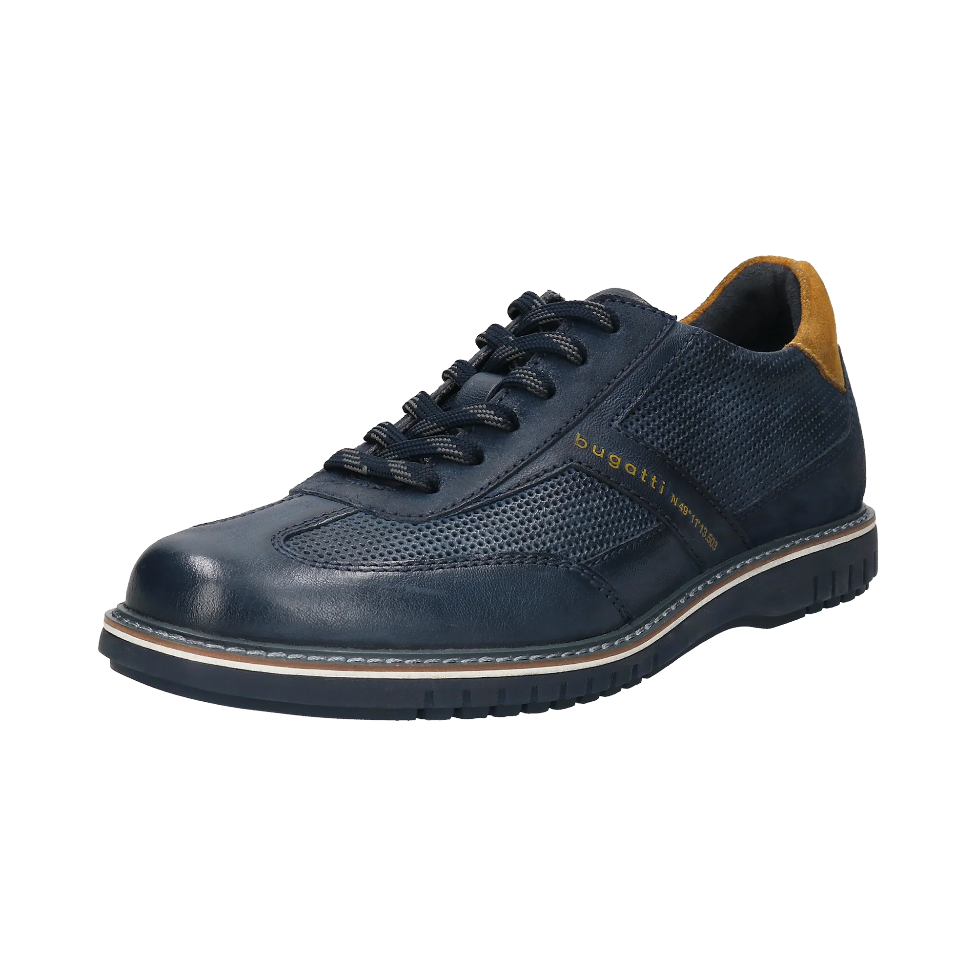 Leder Schnürer blau - Image 2