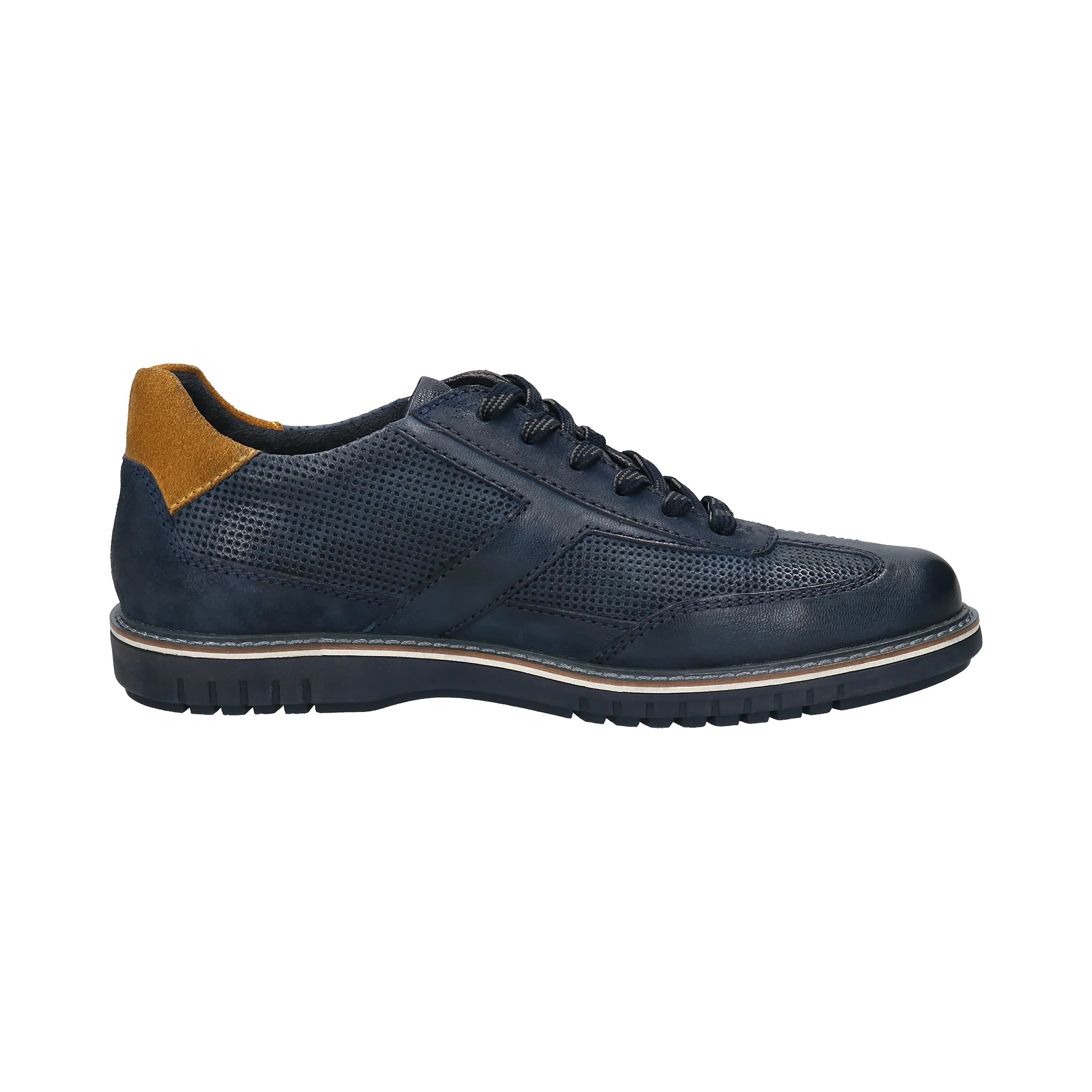 Leder Schnürer blau - Image 4