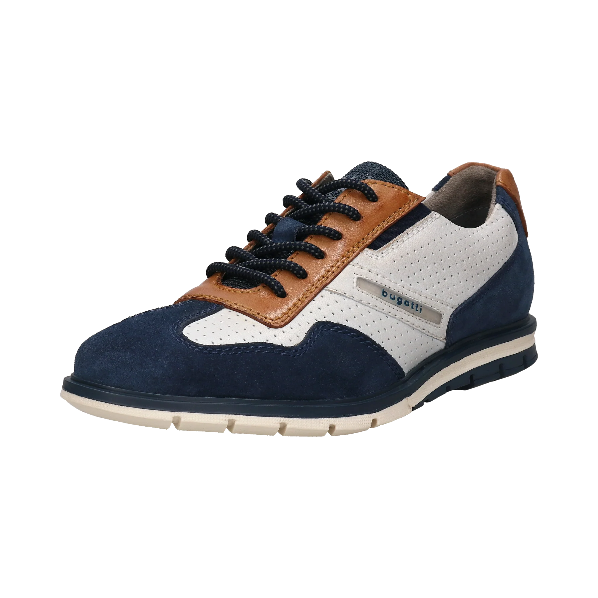 Leder Schnürer blau - Image 2