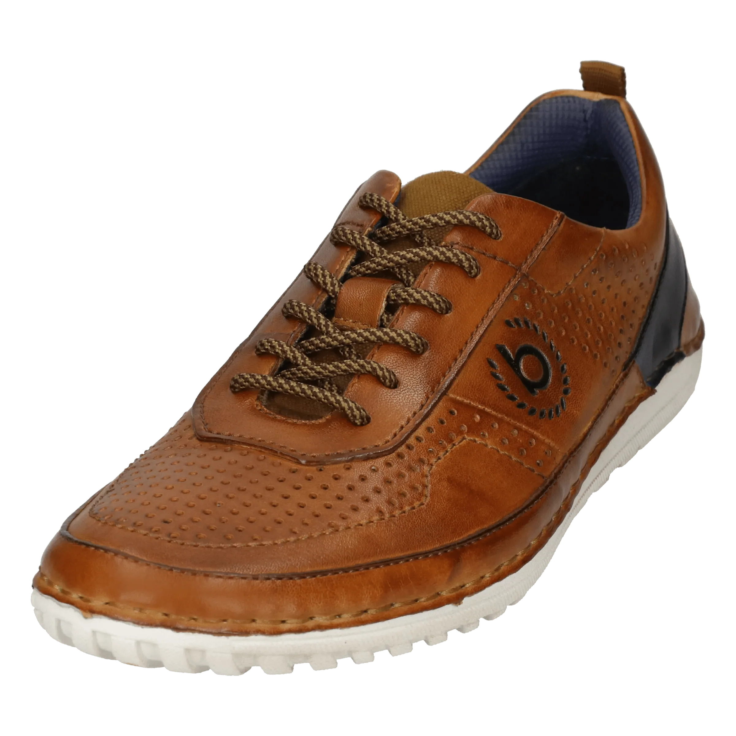 Leder Schnürer cognac - Image 2