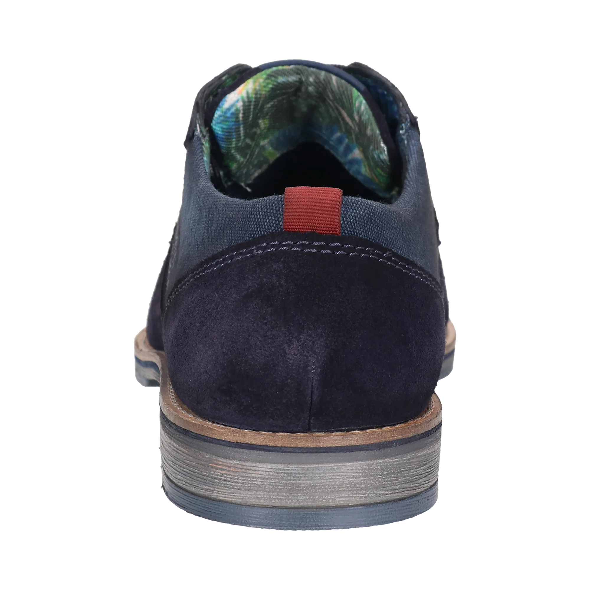 Leder Schnürer dunkelblau - Image 3