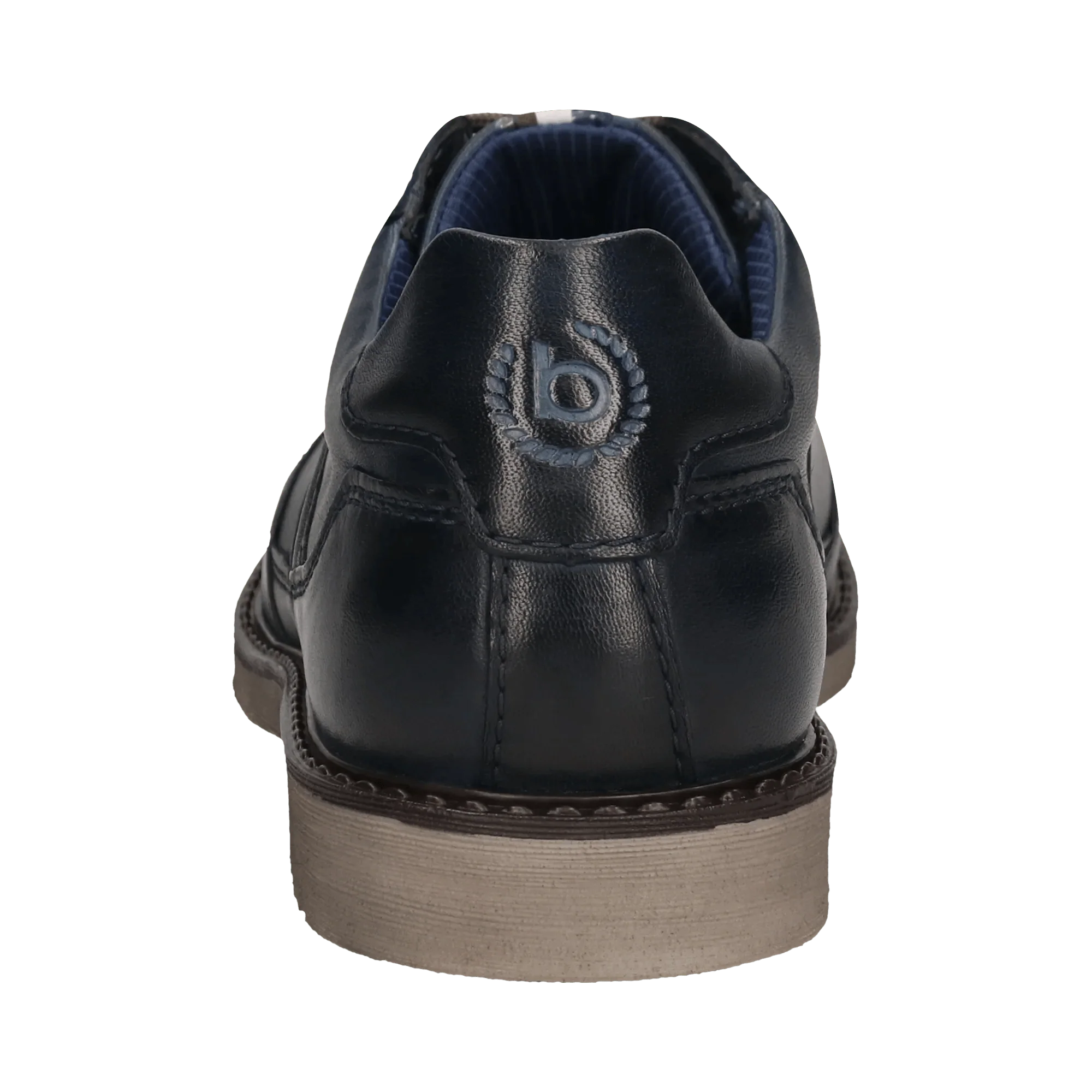 Leder Schnürer dunkelblau - Image 3