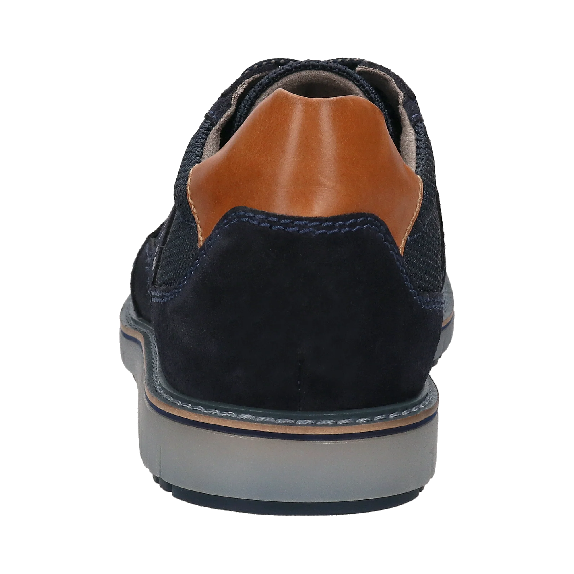 Leder Schnürer dunkelblau - Image 3