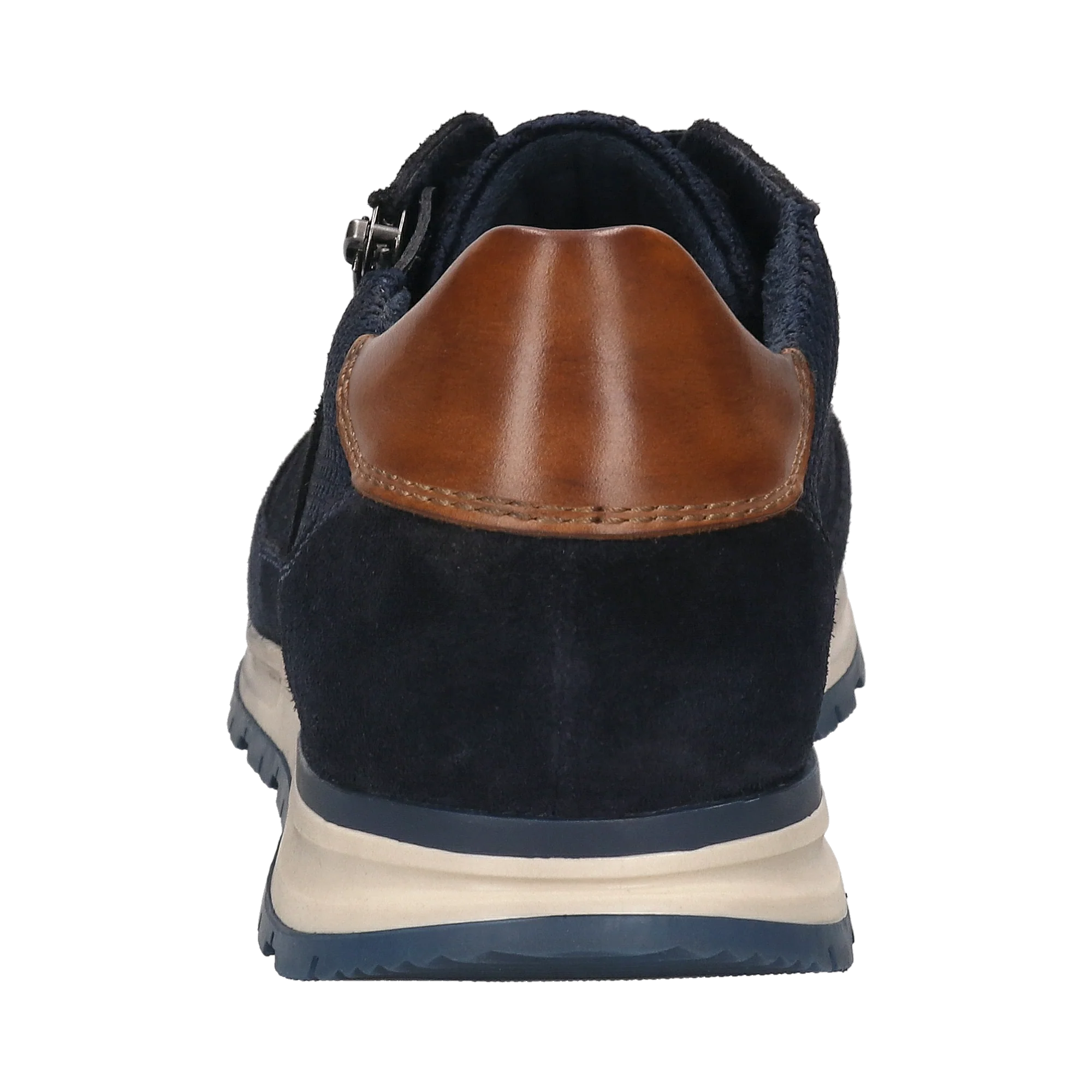 Leder Schnürer dunkelblau - Image 3