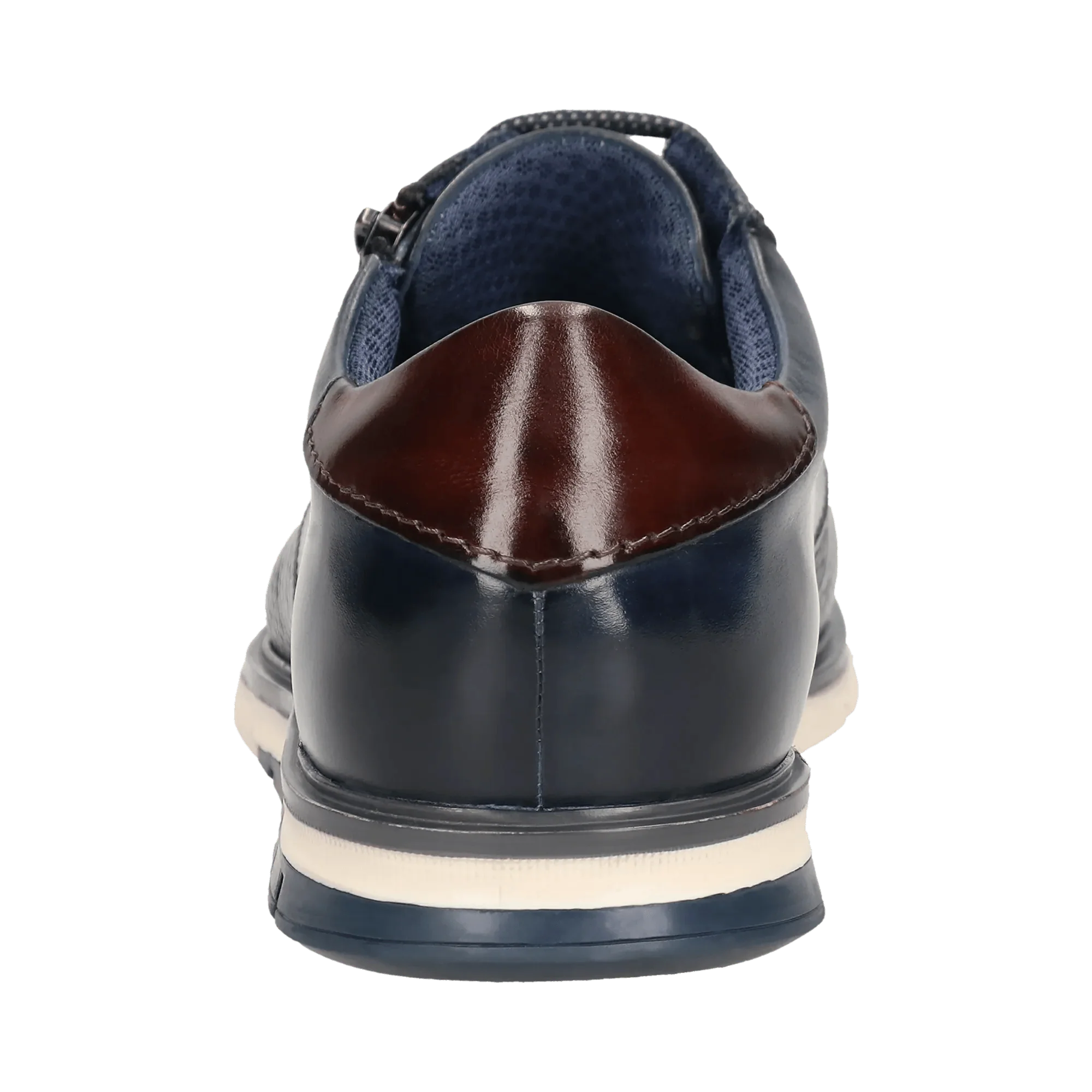 Leder Schnürer dunkelblau - Image 3