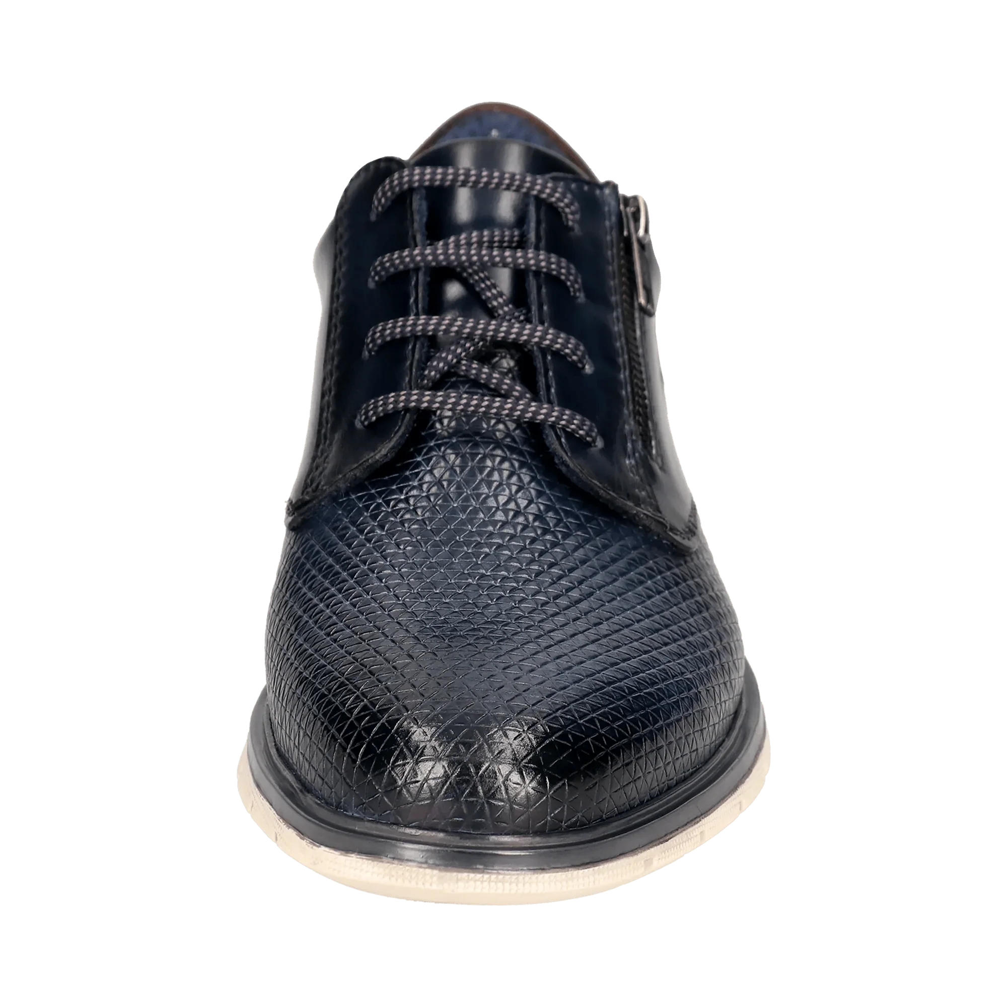 Leder Schnürer dunkelblau - Image 5