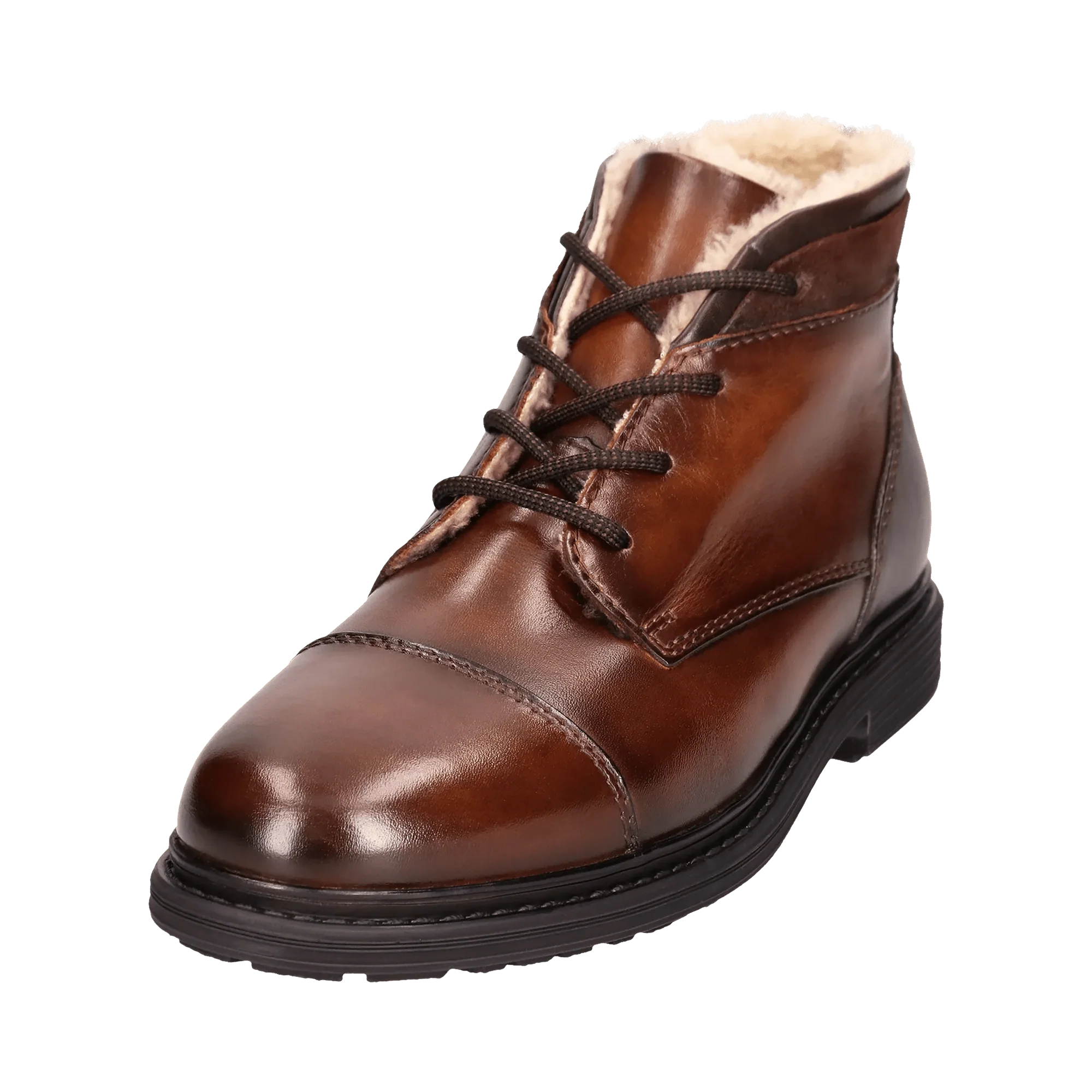Leder Schnürstiefel braun - Image 2