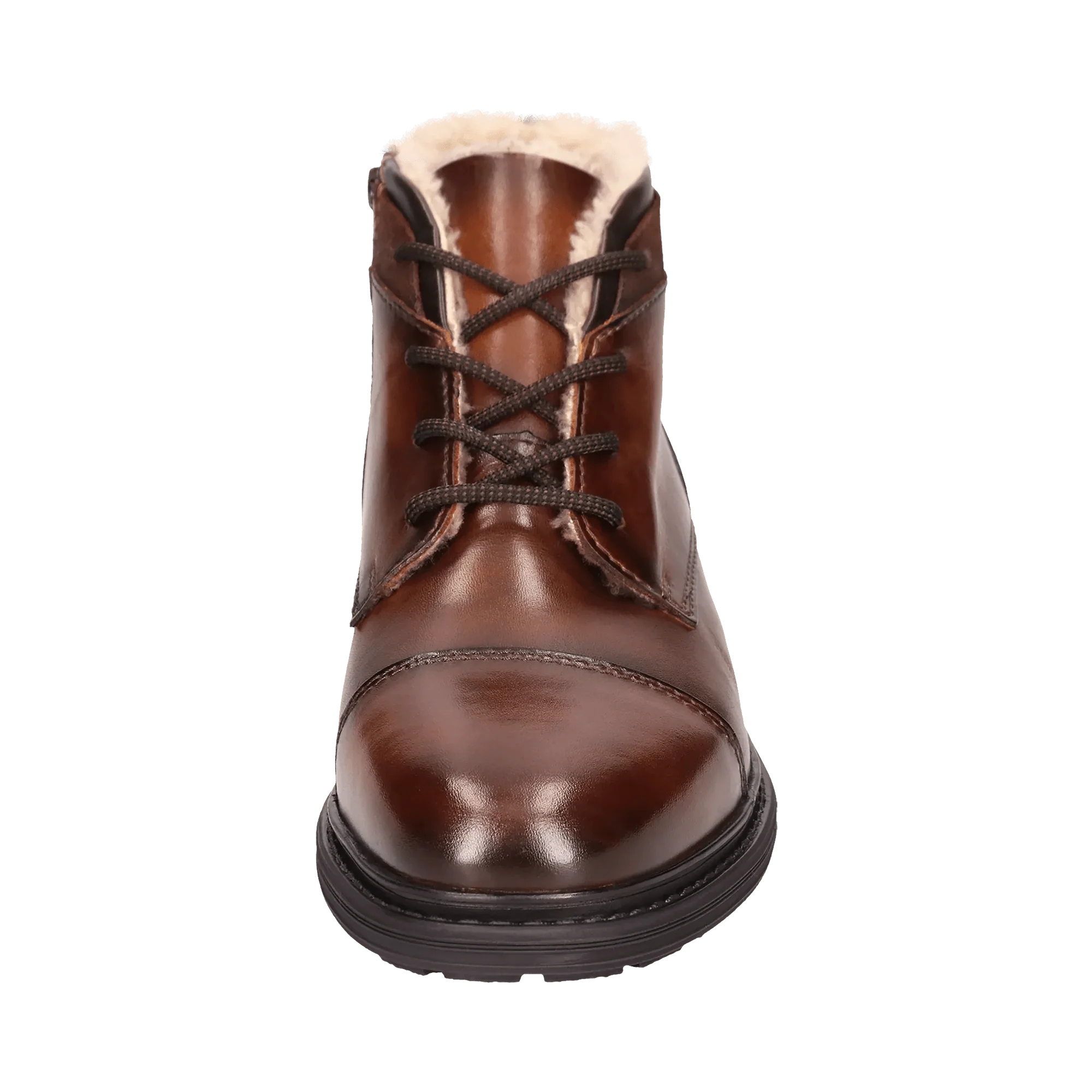Leder Schnürstiefel braun - Image 5