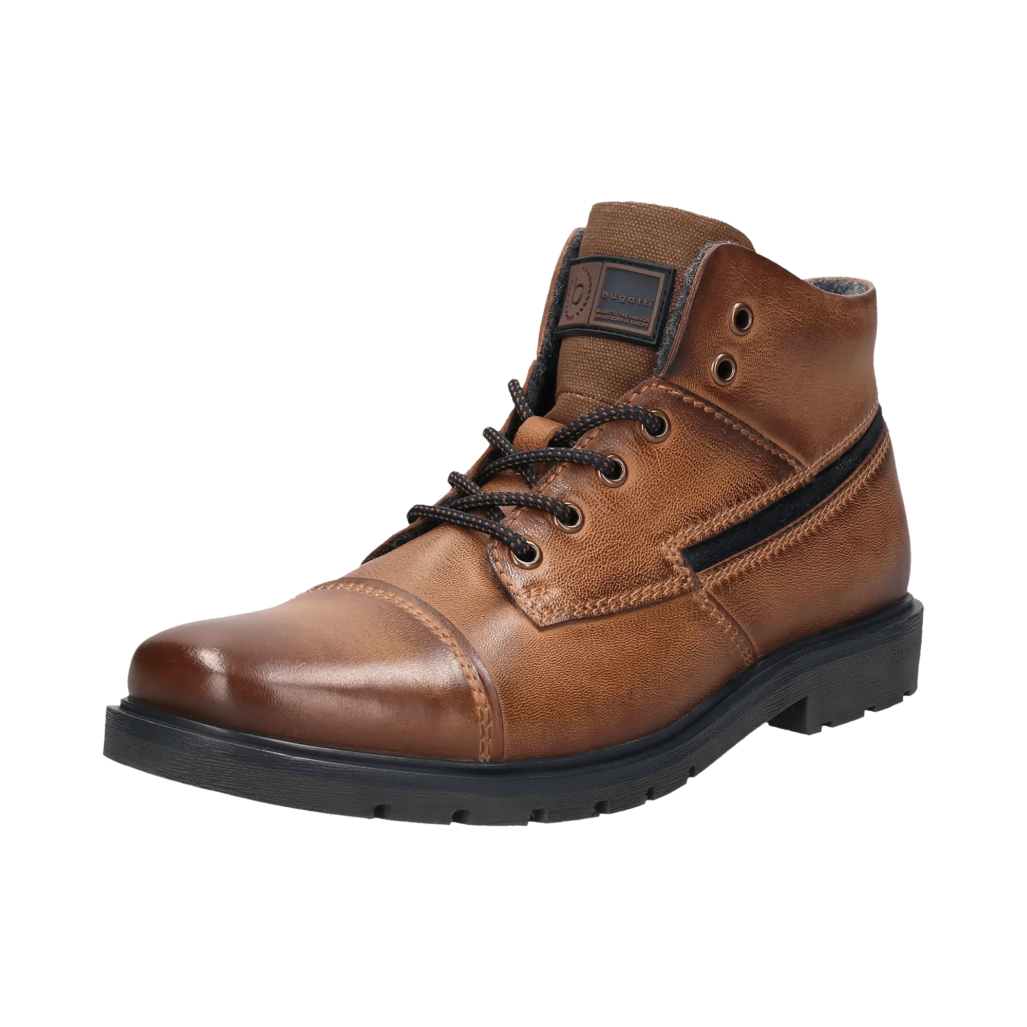 Leder Schnürstiefel cognac - Image 2
