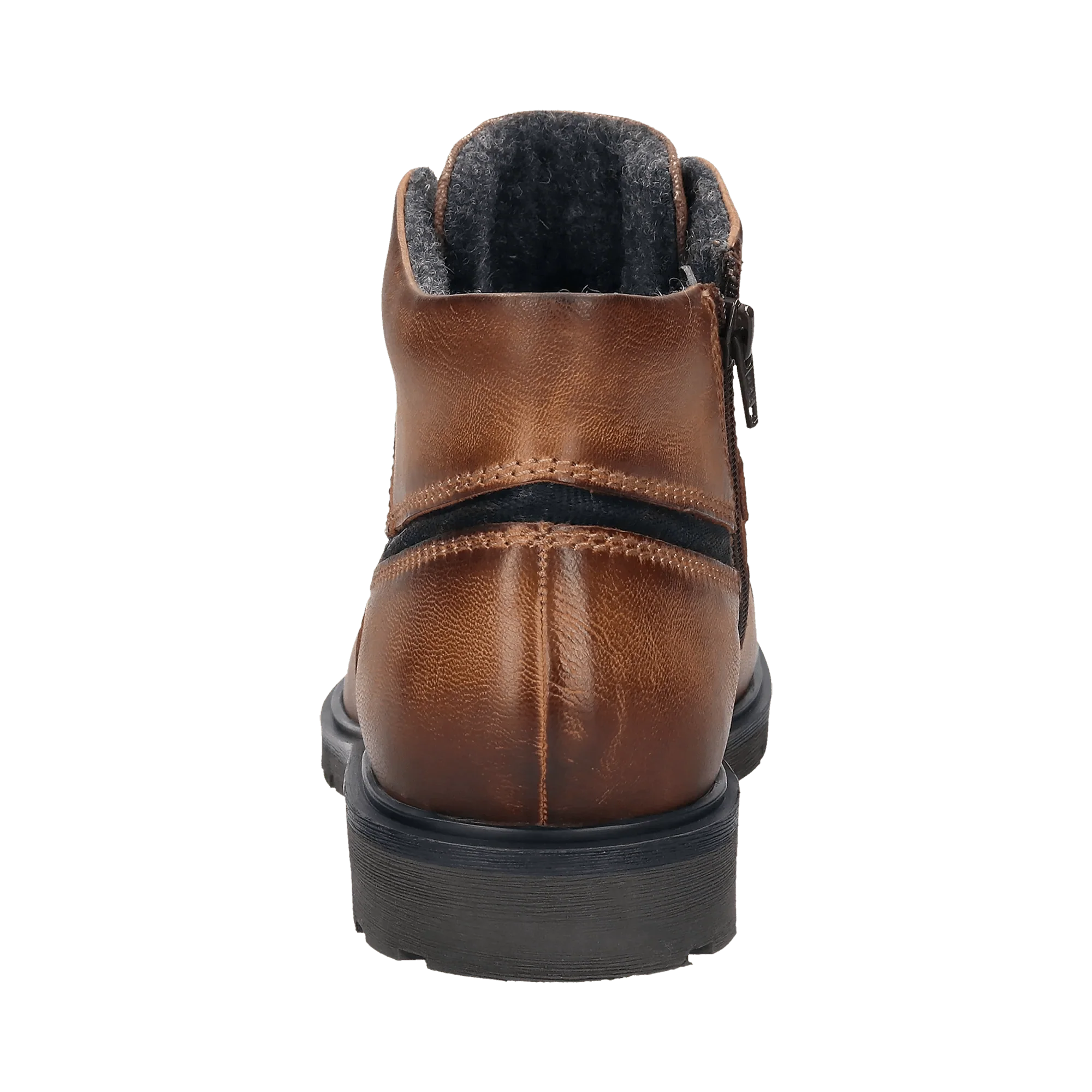 Leder Schnürstiefel cognac - Image 3