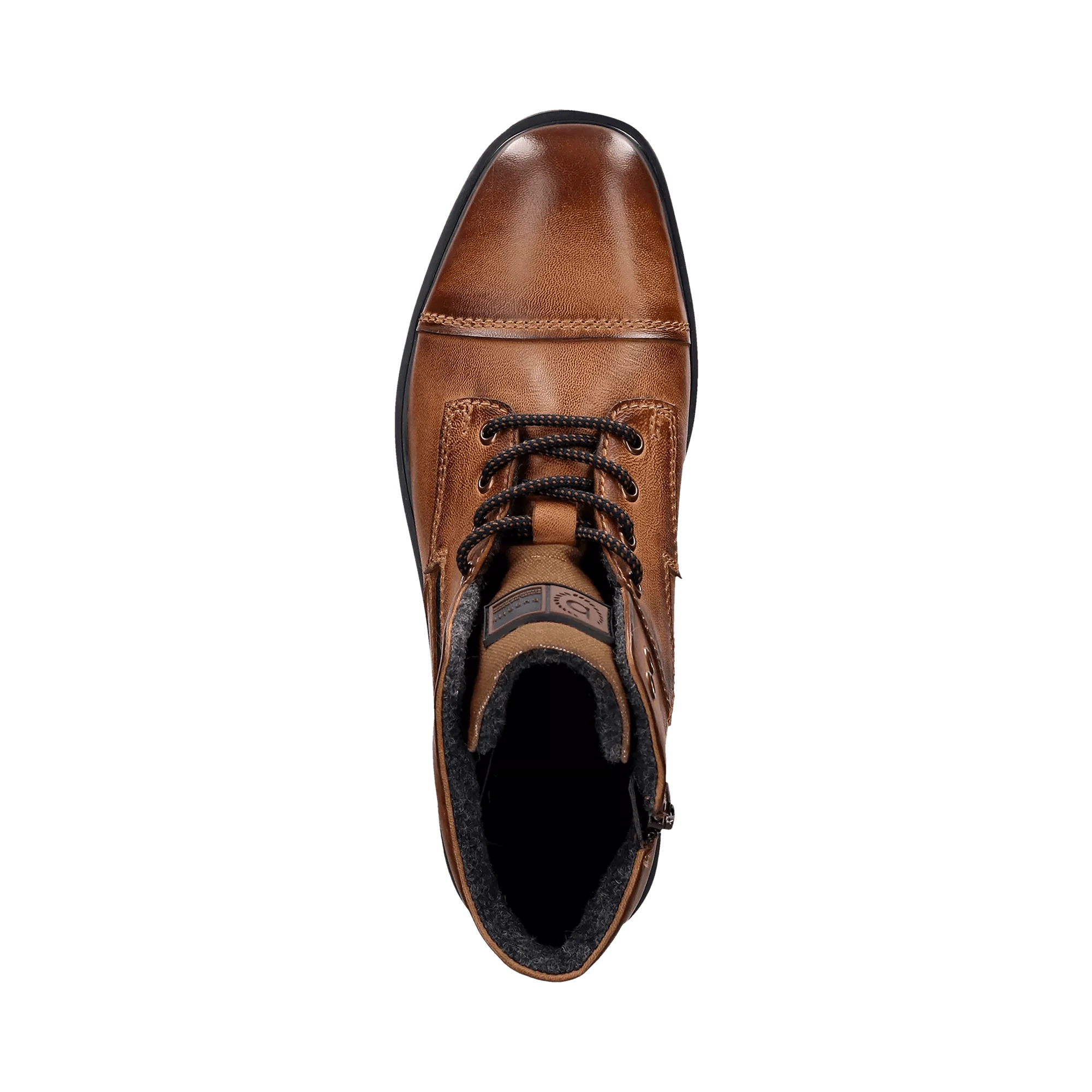 Leder Schnürstiefel cognac - Image 6