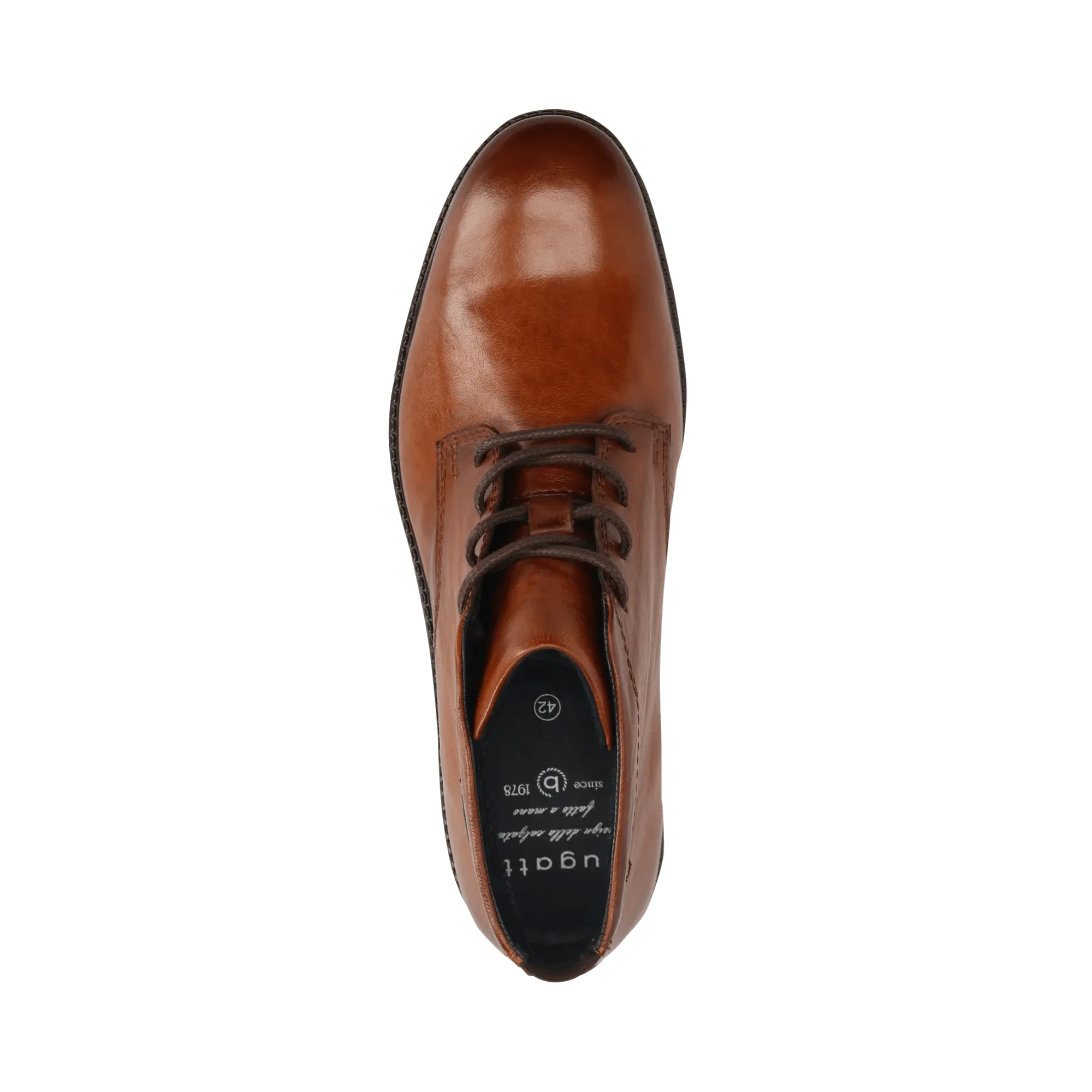 Leder Schnürstiefel cognac - Image 6