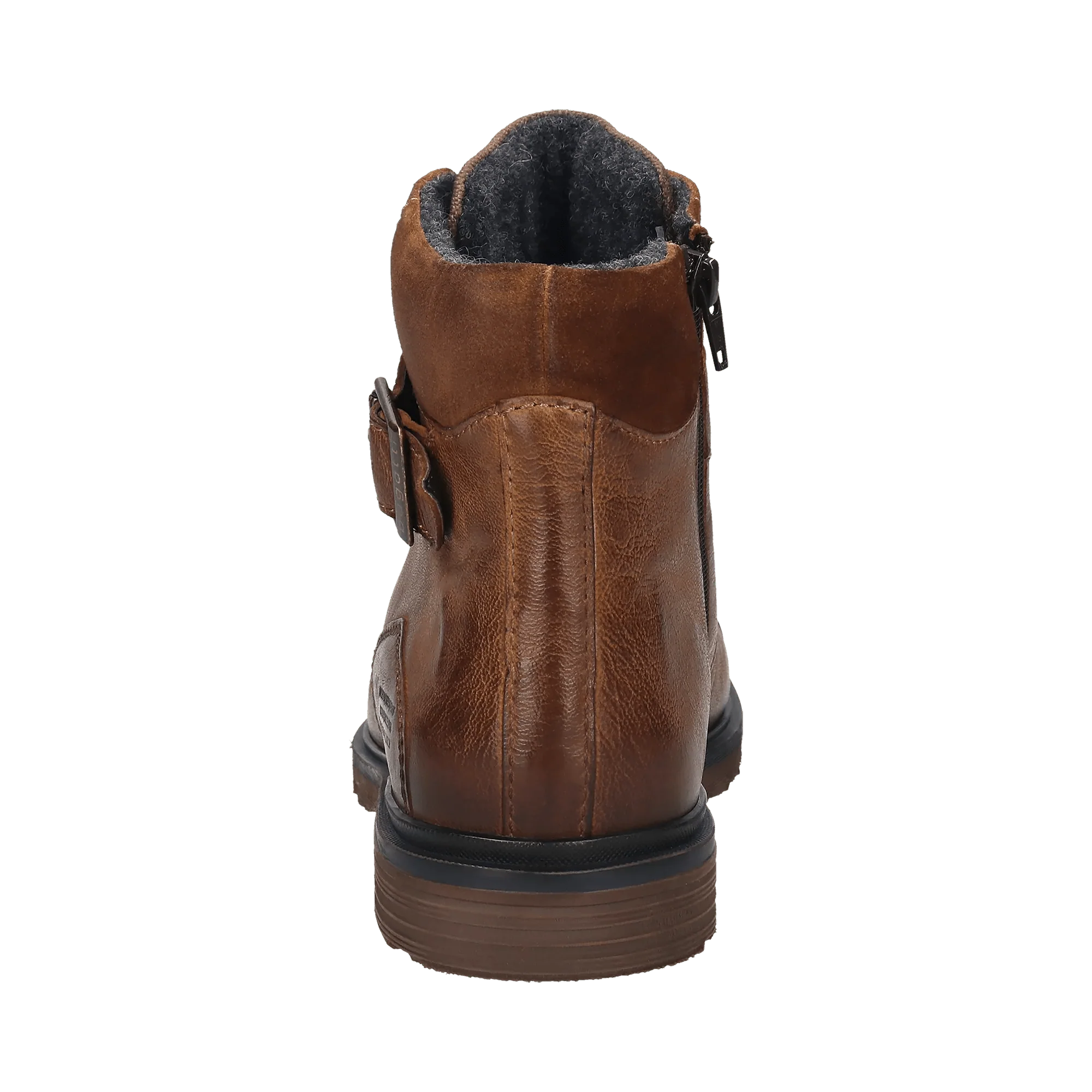 Leder Schnürstiefel cognac - Image 3