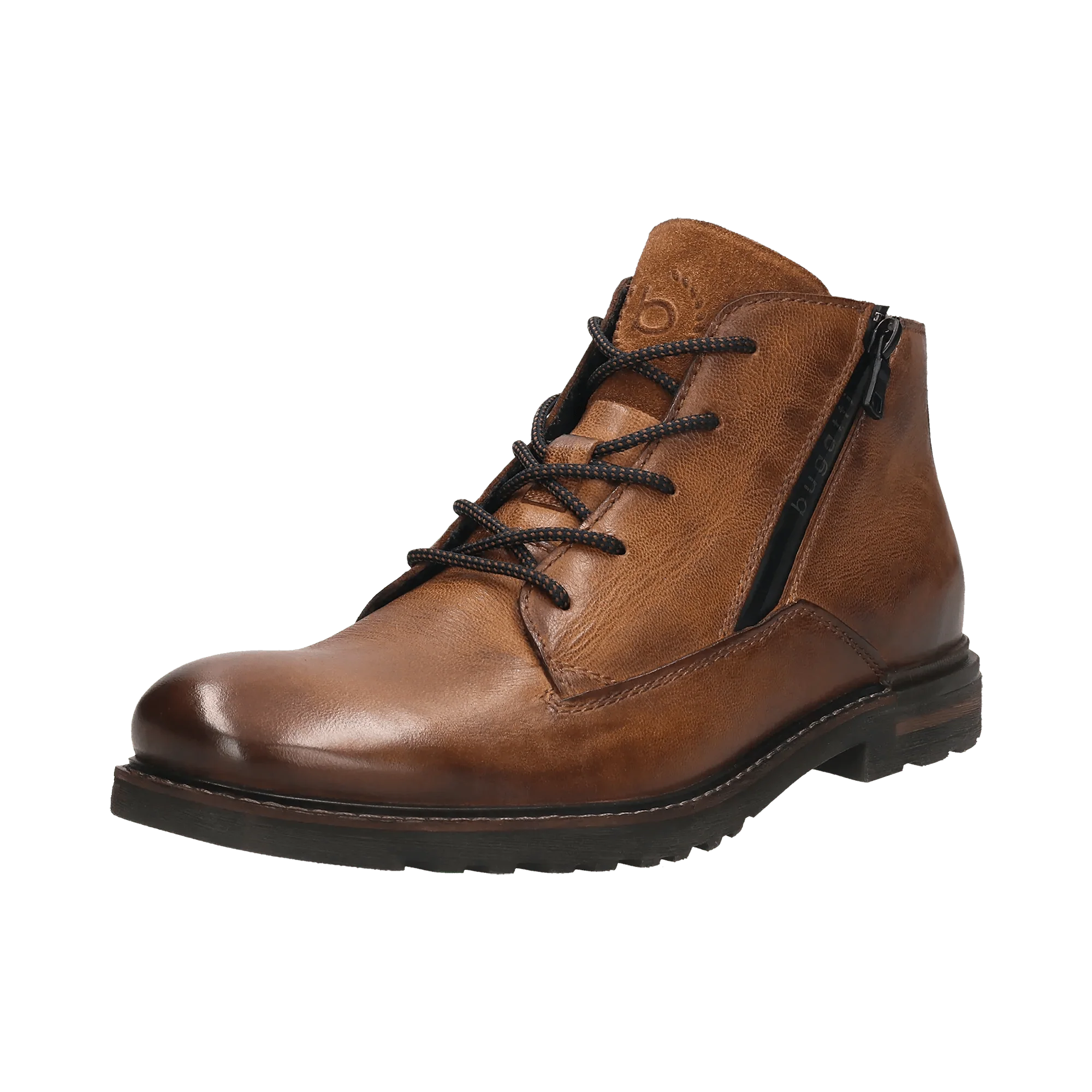Leder Schnürstiefel cognac - Image 2
