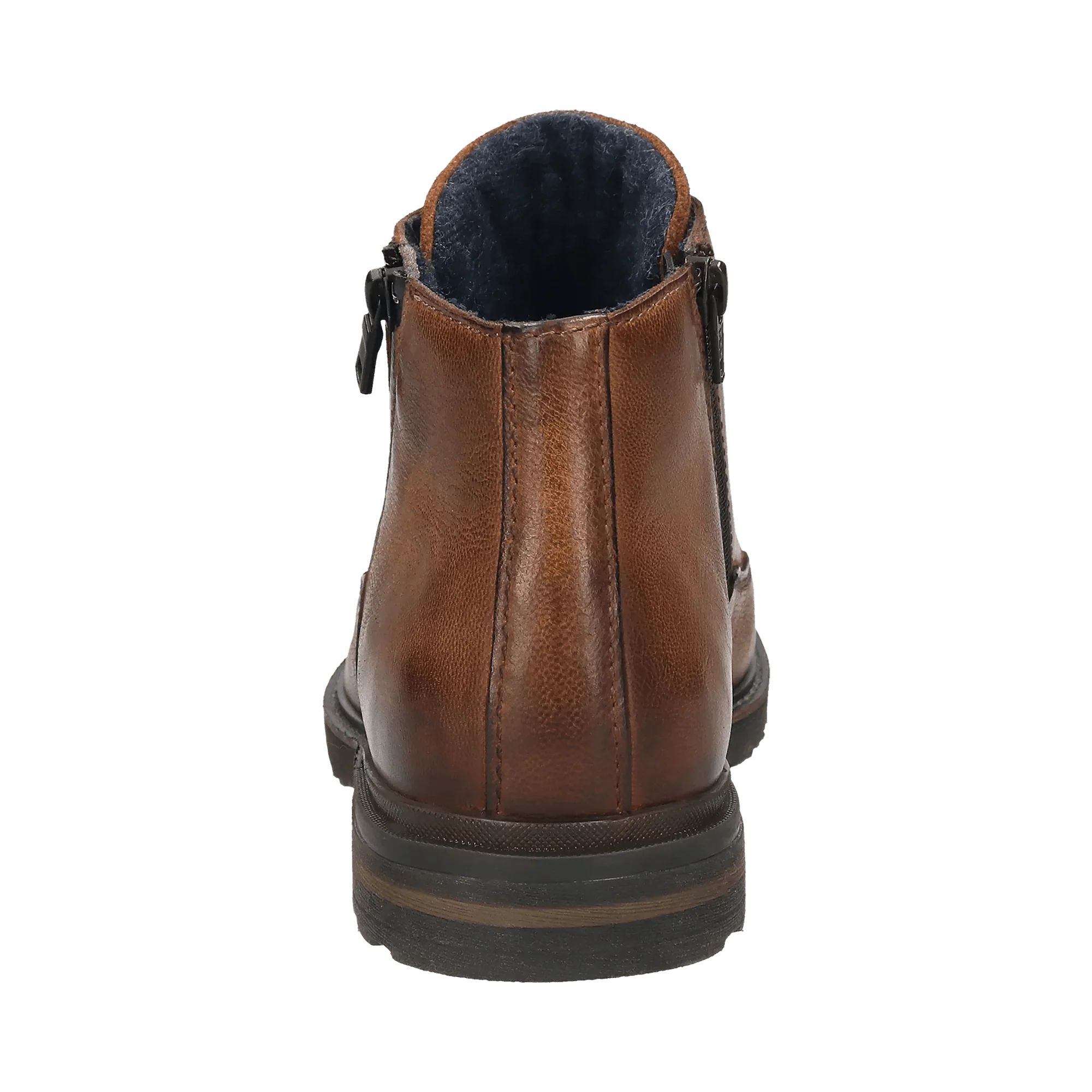 Leder Schnürstiefel cognac - Image 3
