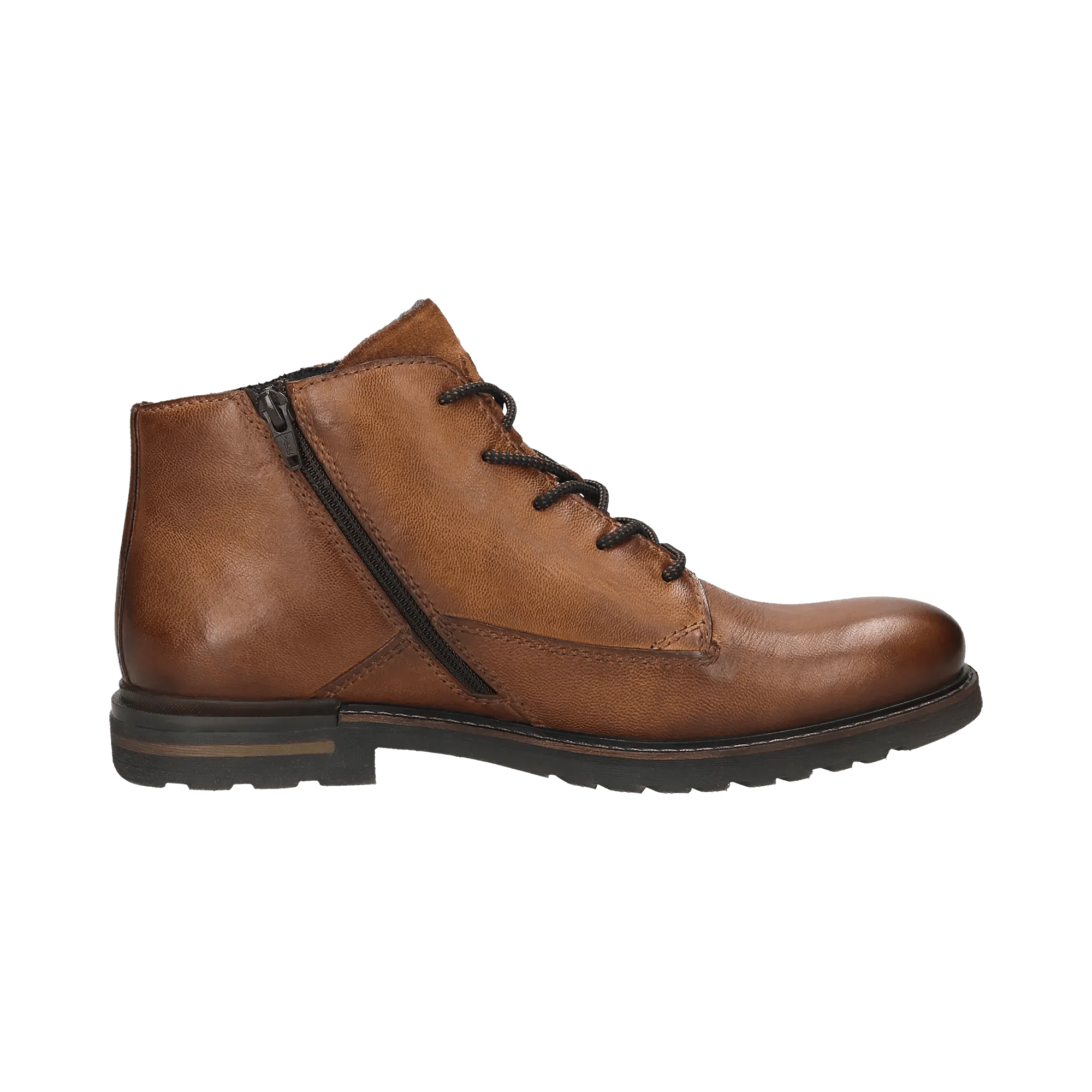 Leder Schnürstiefel cognac - Image 4