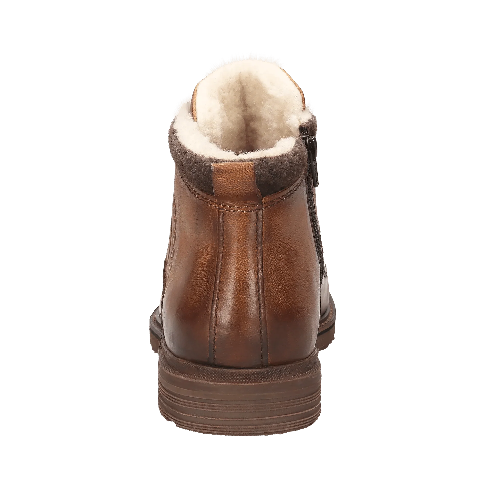 Leder Schnürstiefel cognac - Image 3
