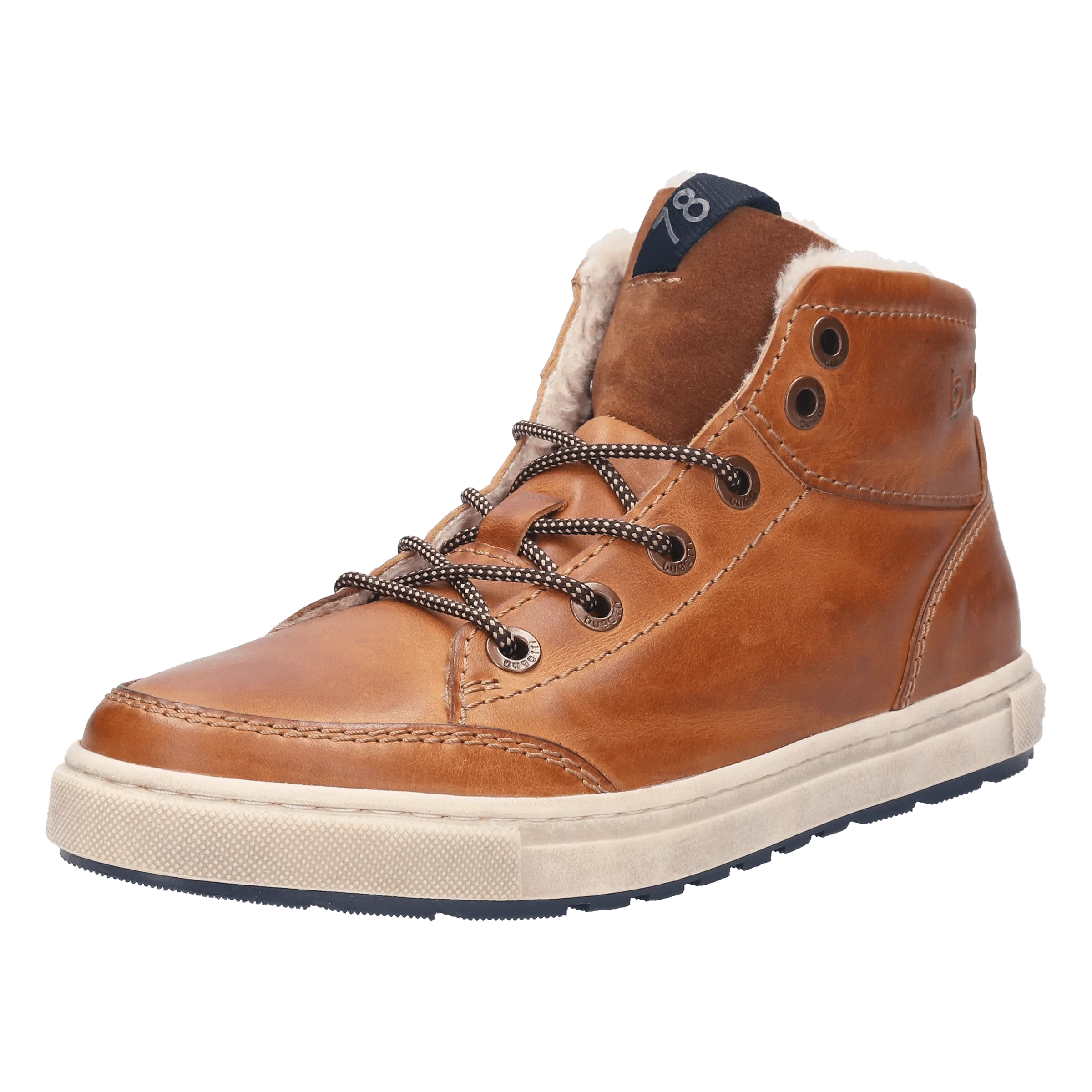 Leder Schnürstiefel cognac - Image 2