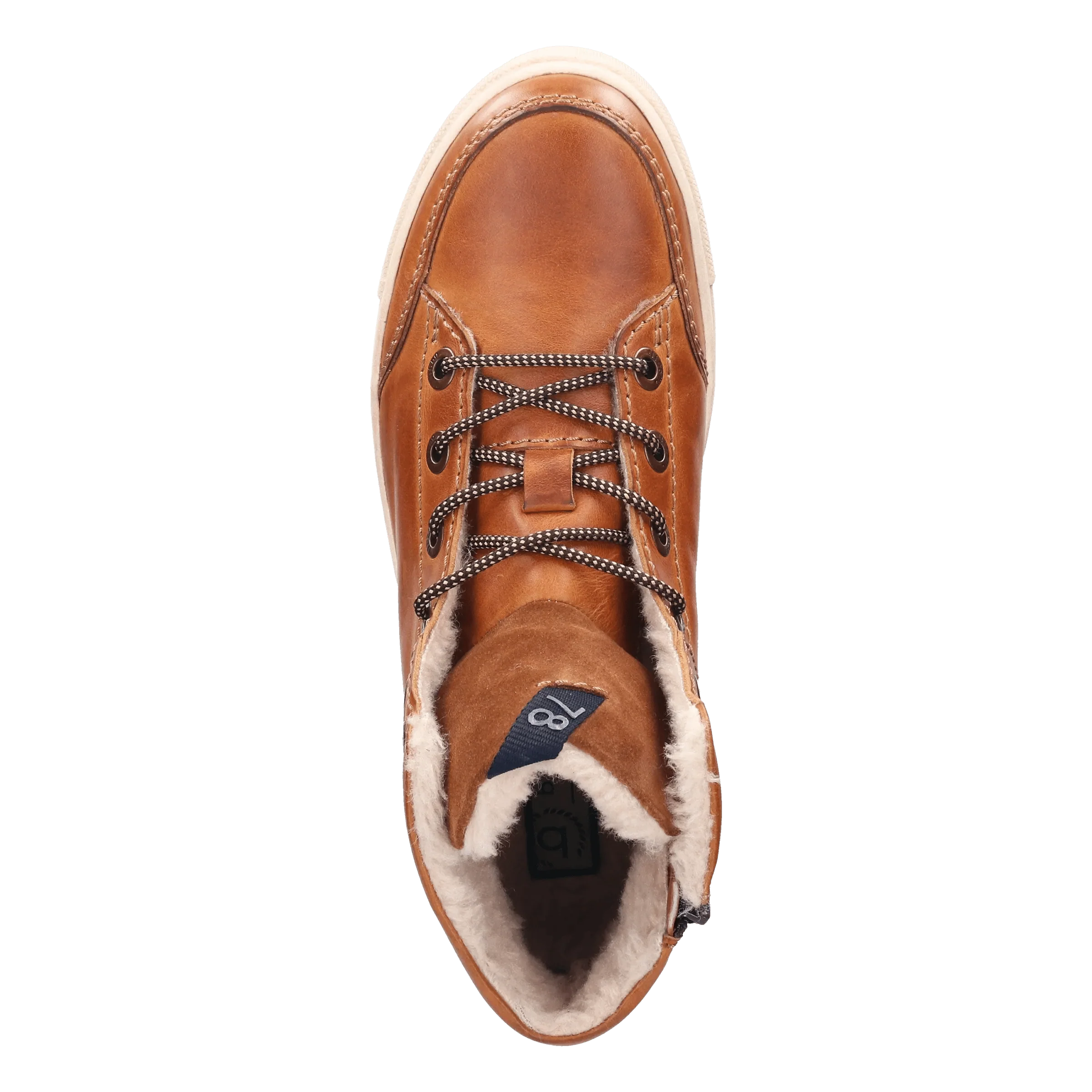 Leder Schnürstiefel cognac - Image 6