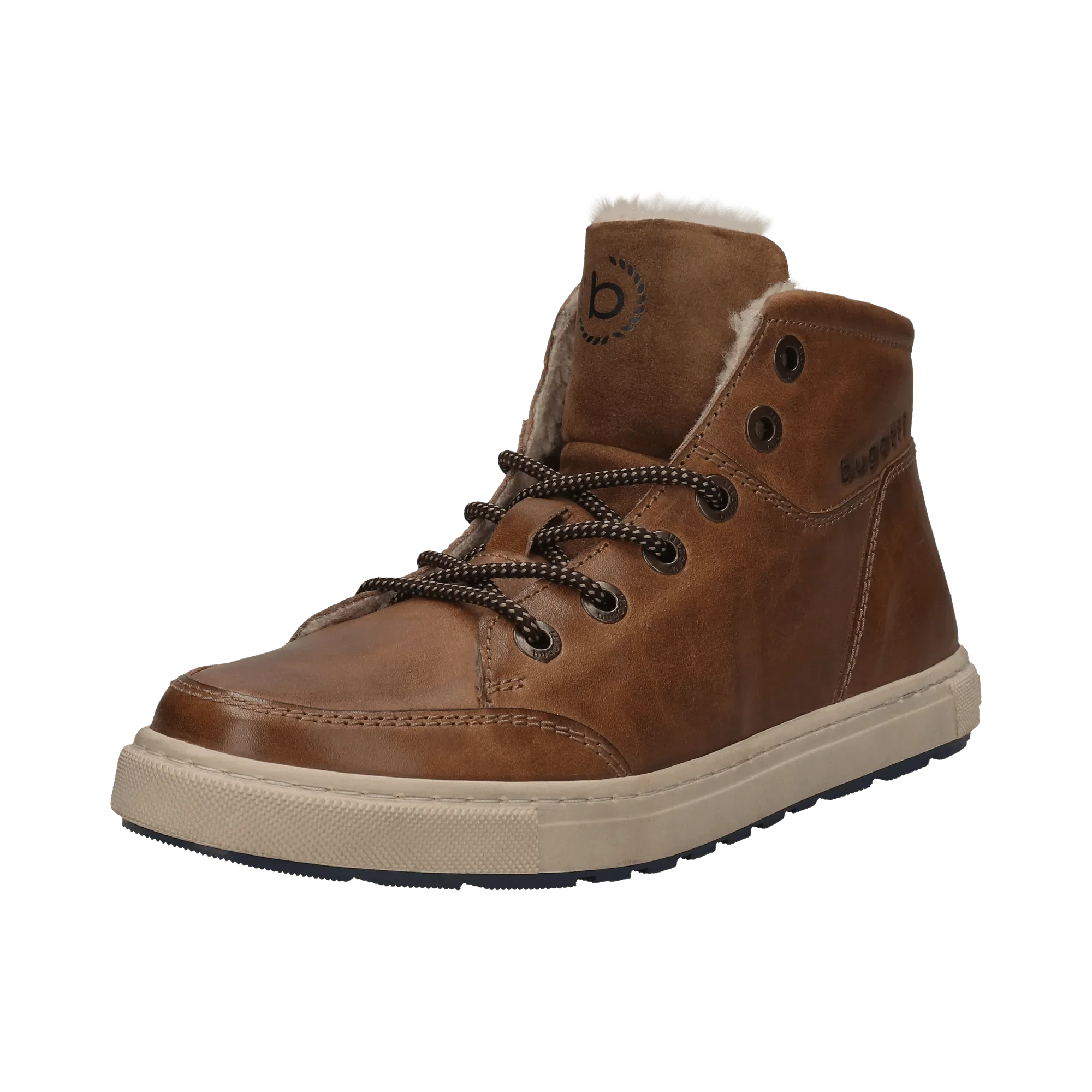 Leder Schnürstiefel cognac - Image 2