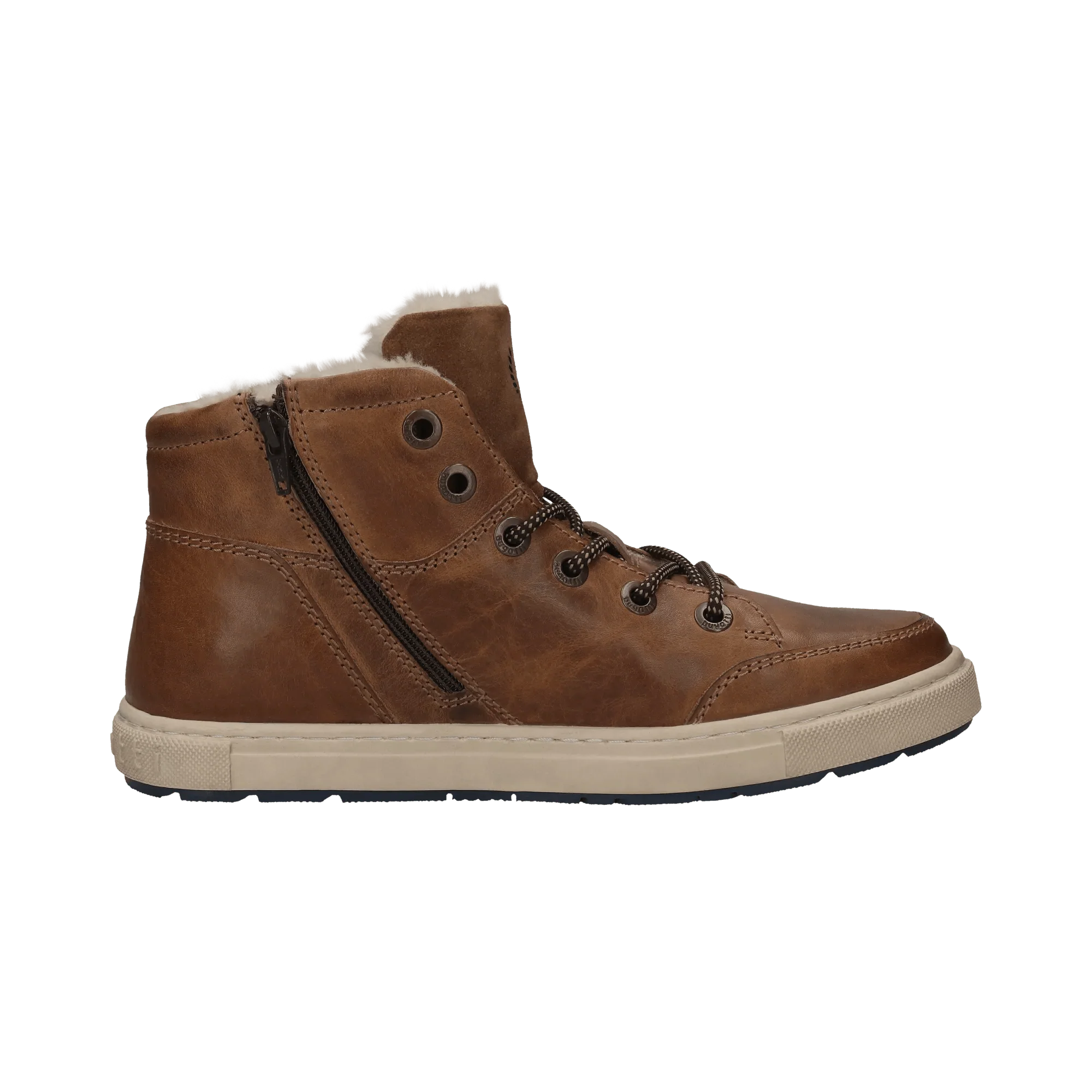 Leder Schnürstiefel cognac - Image 3