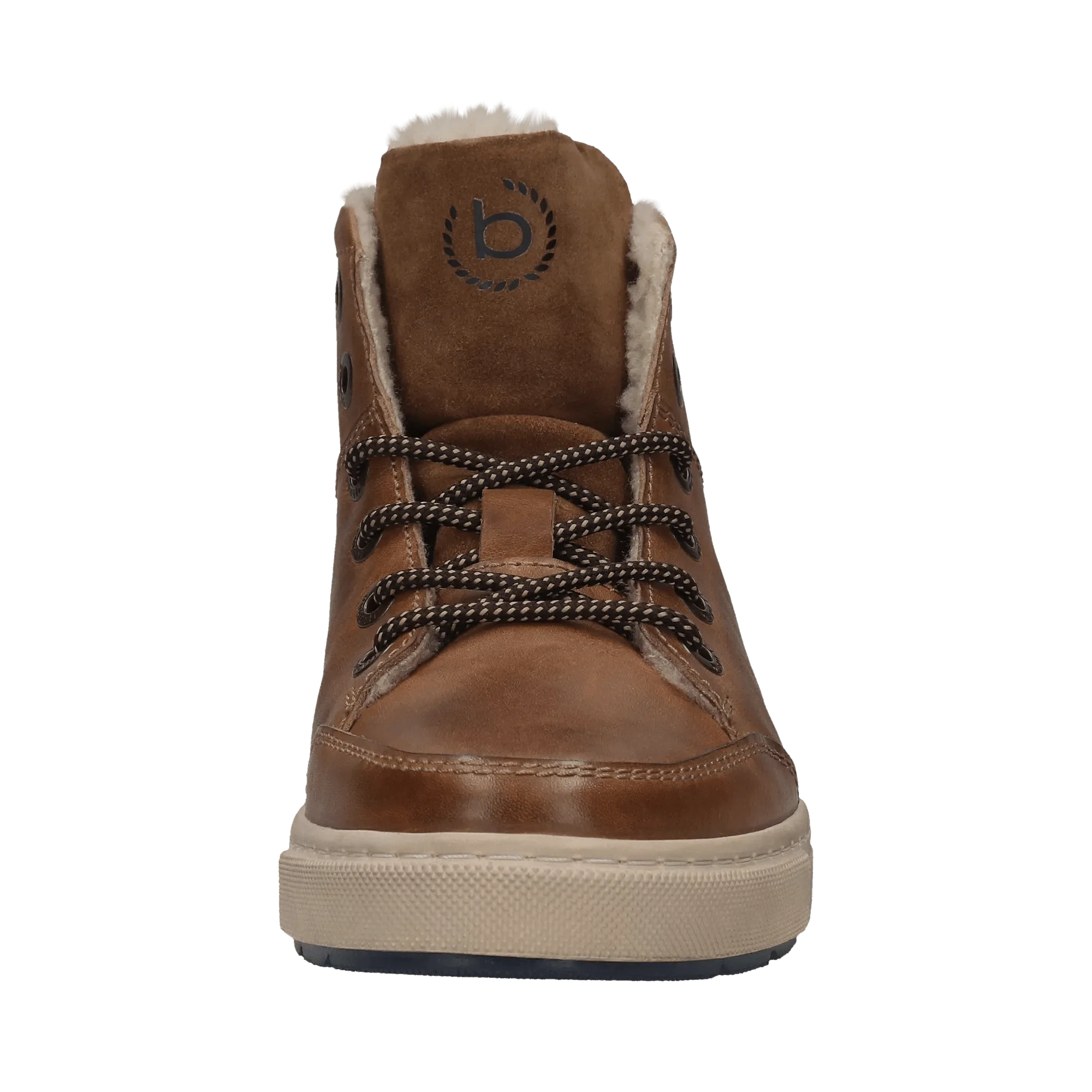 Leder Schnürstiefel cognac - Image 4
