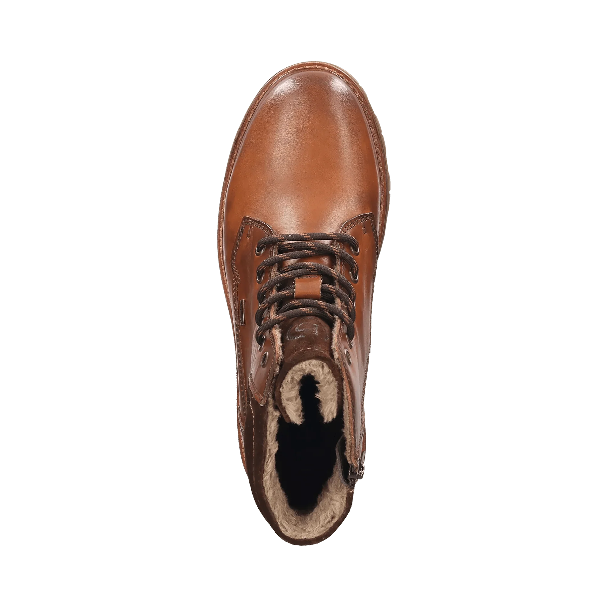 Leder Schnürstiefel cognac - Image 6