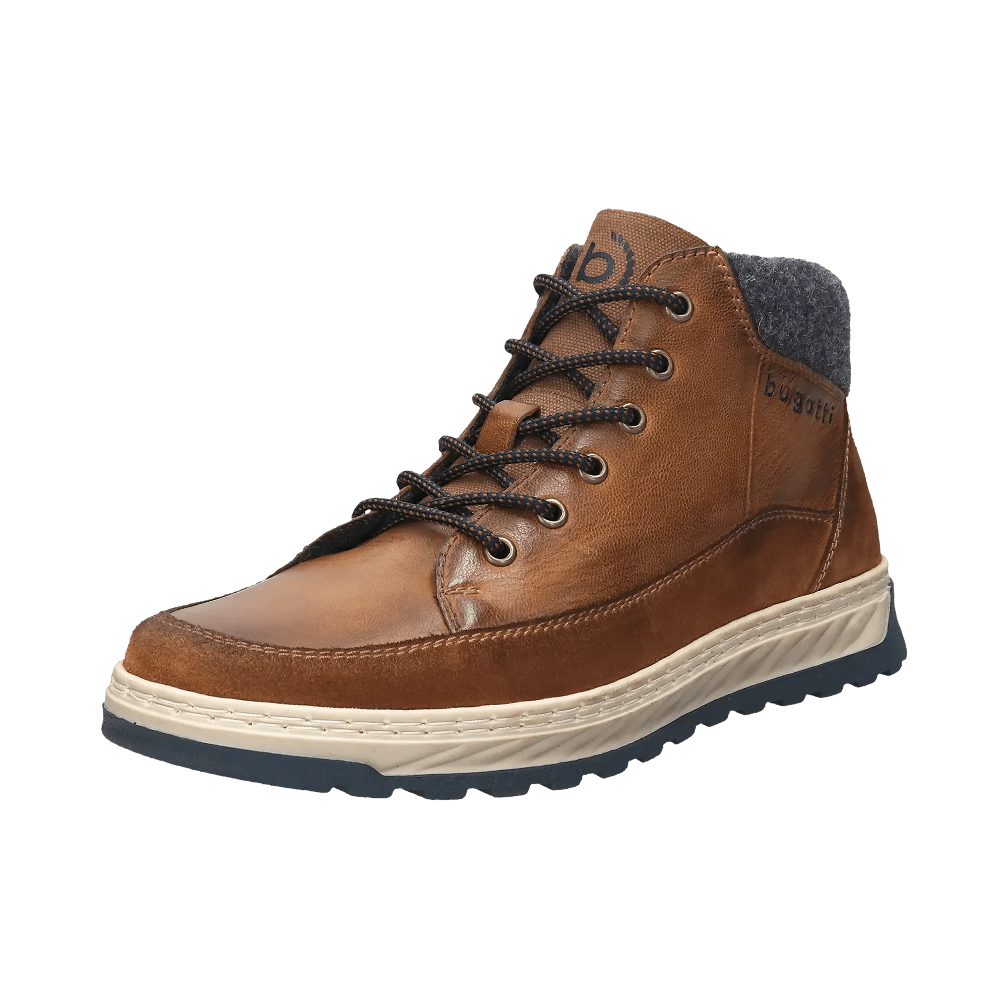 Leder Schnürstiefel cognac - Image 2