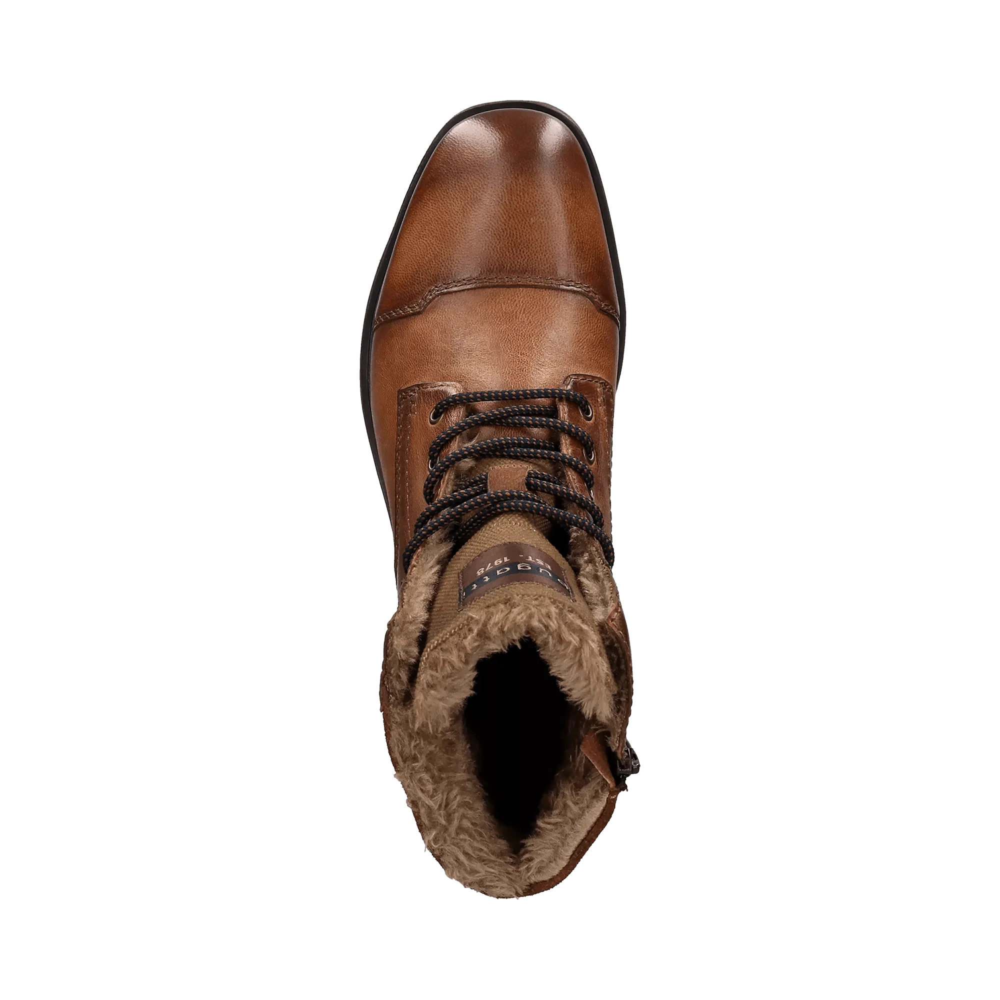 Leder Schnürstiefel cognac - Image 5