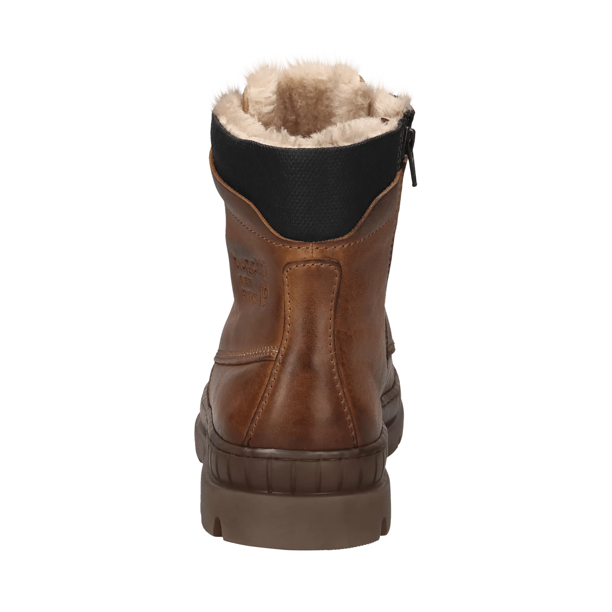 Leder Schnürstiefel cognac - Image 4