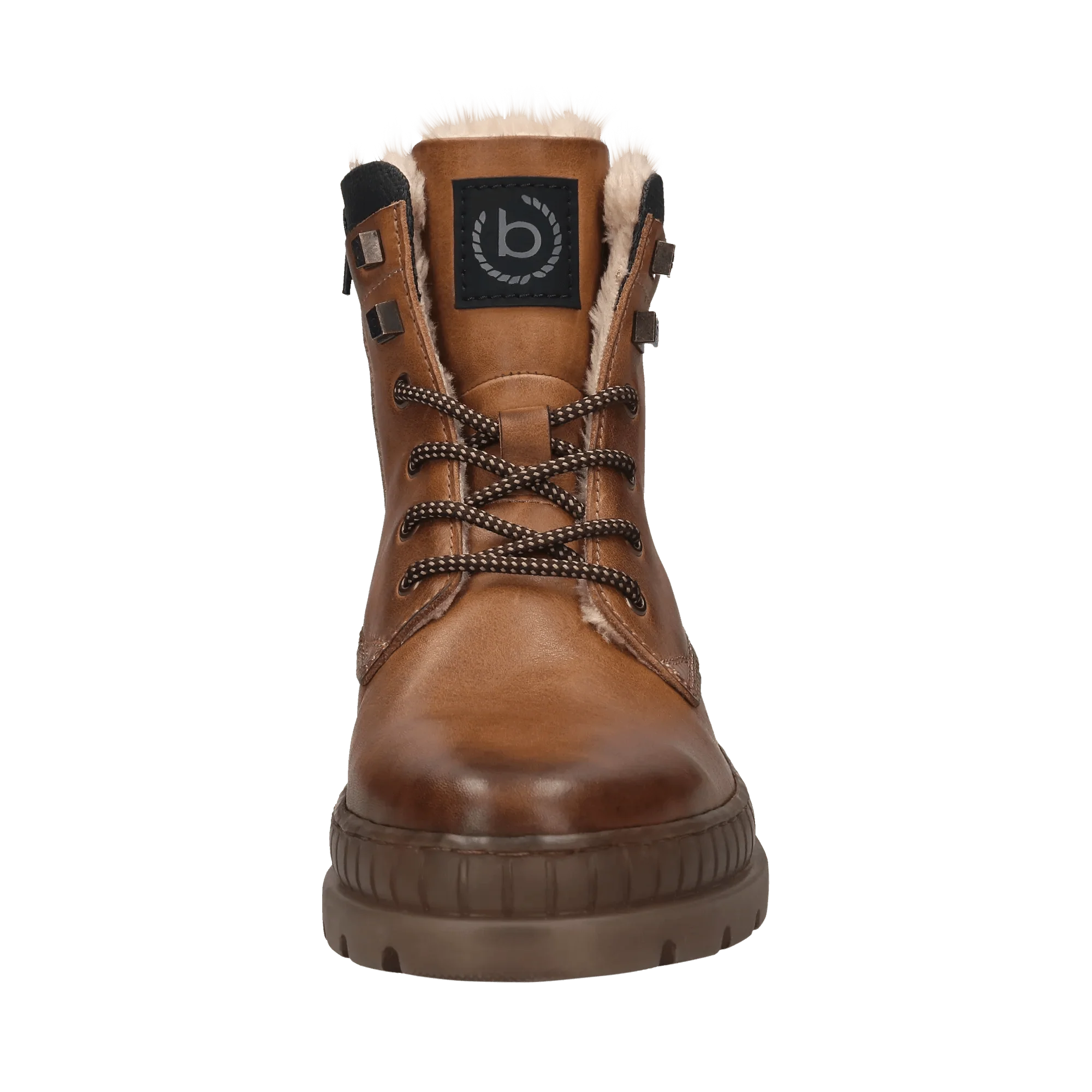 Leder Schnürstiefel cognac - Image 6