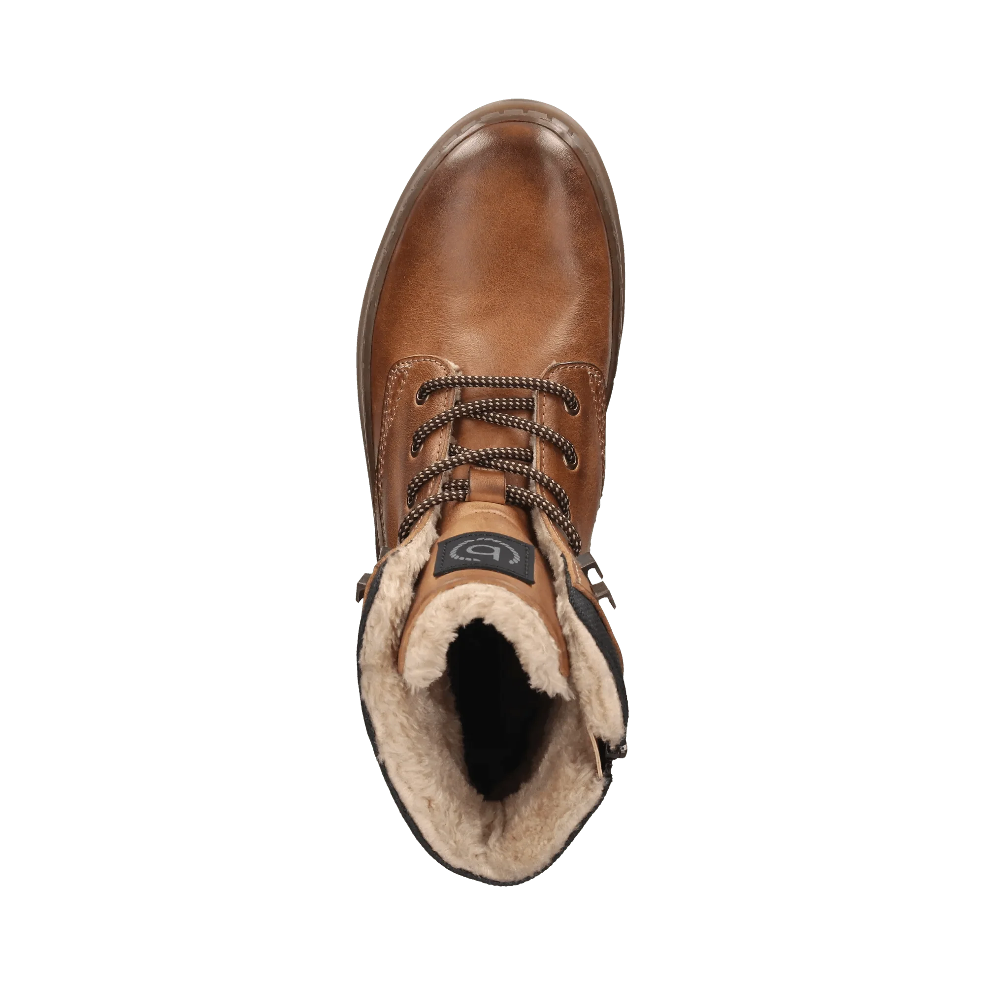 Leder Schnürstiefel cognac - Image 7